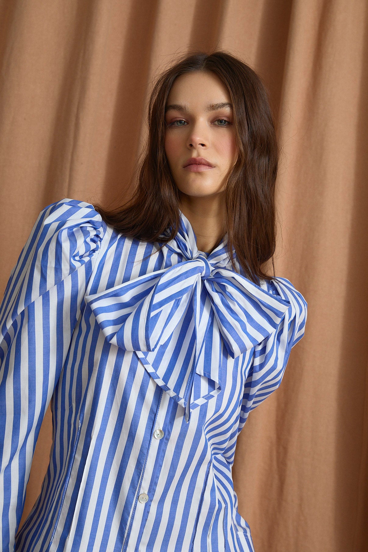 BLUSA PAJARITA RAYA AZUL