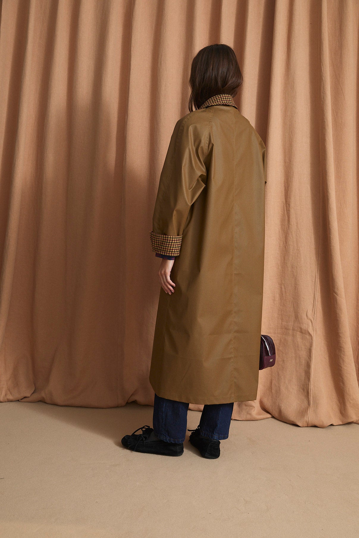 WASHINGTON HARRIS CAMEL TRENCH COAT