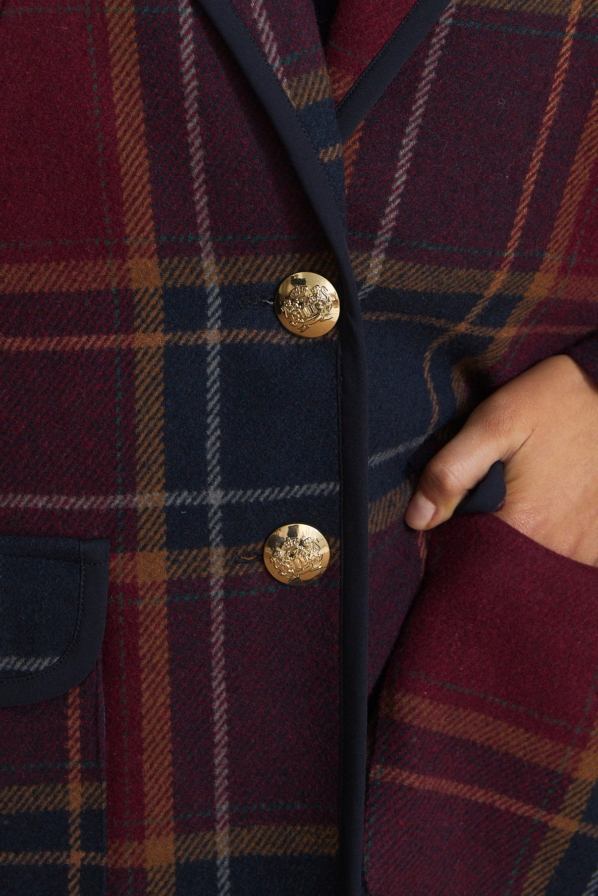 BOLA MARGARET BURGUNDY COAT