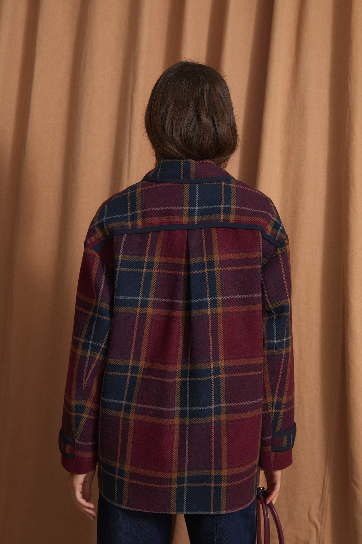 BOLA MARGARET BURGUNDY COAT