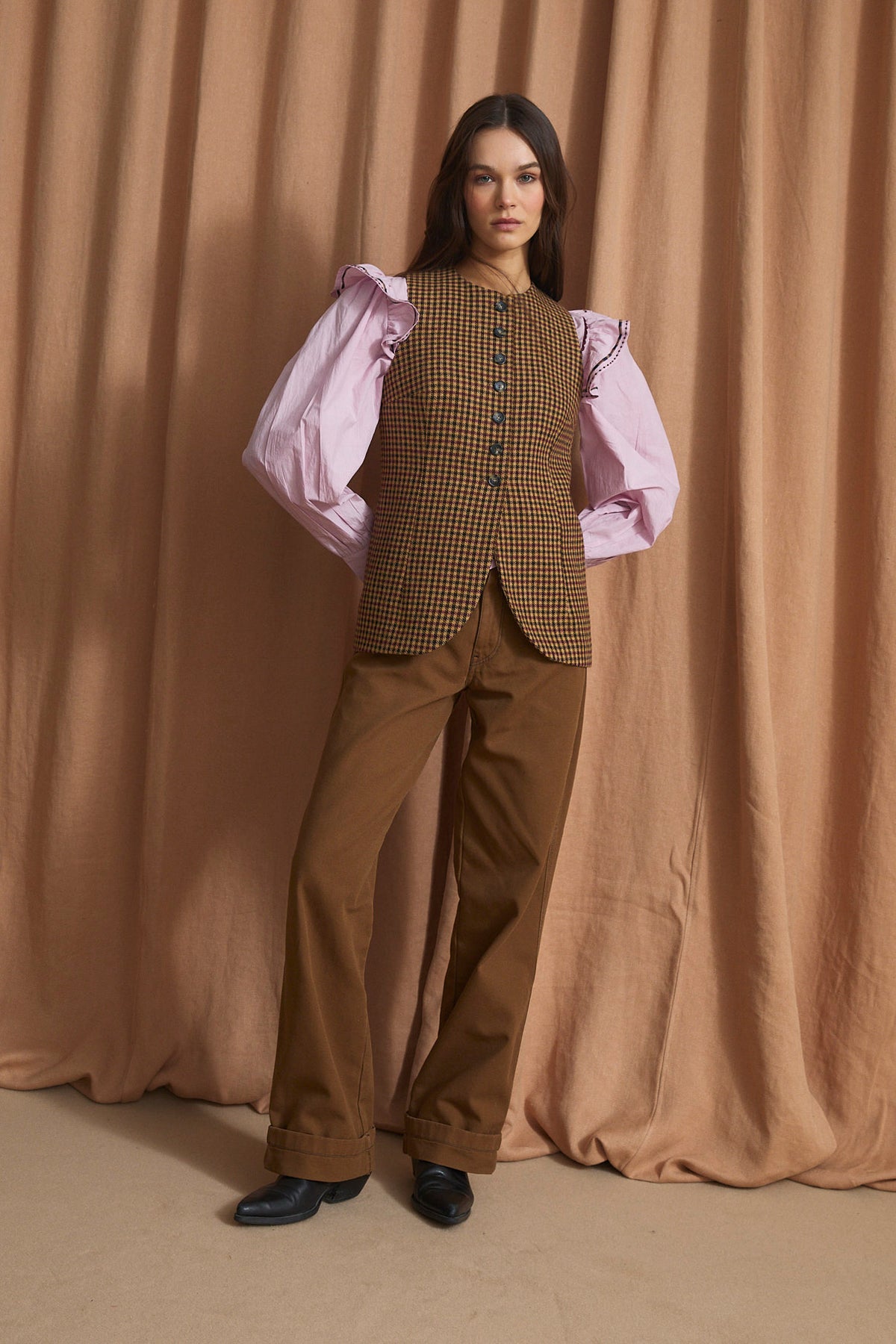 JEANS TILI CANBAS CAMEL