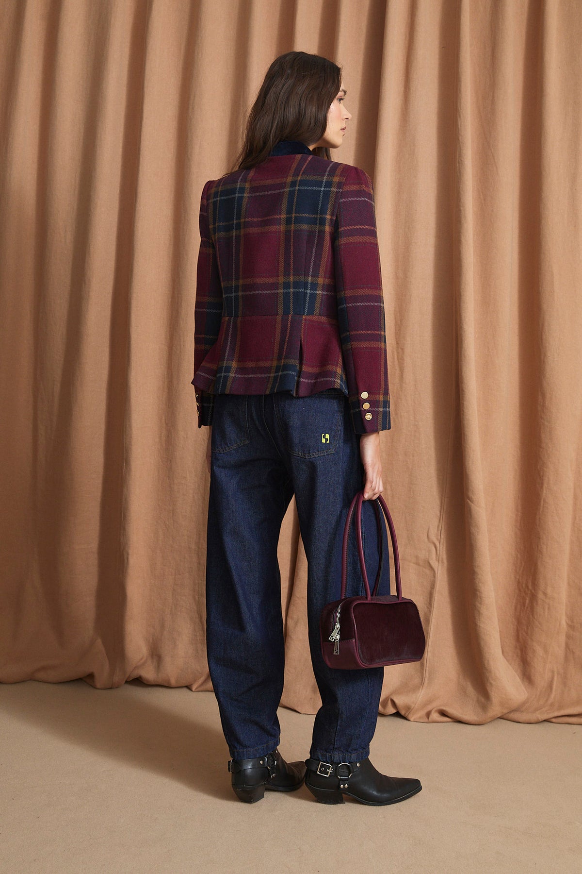 JEANS BOYFRIEND DENIM MARINO