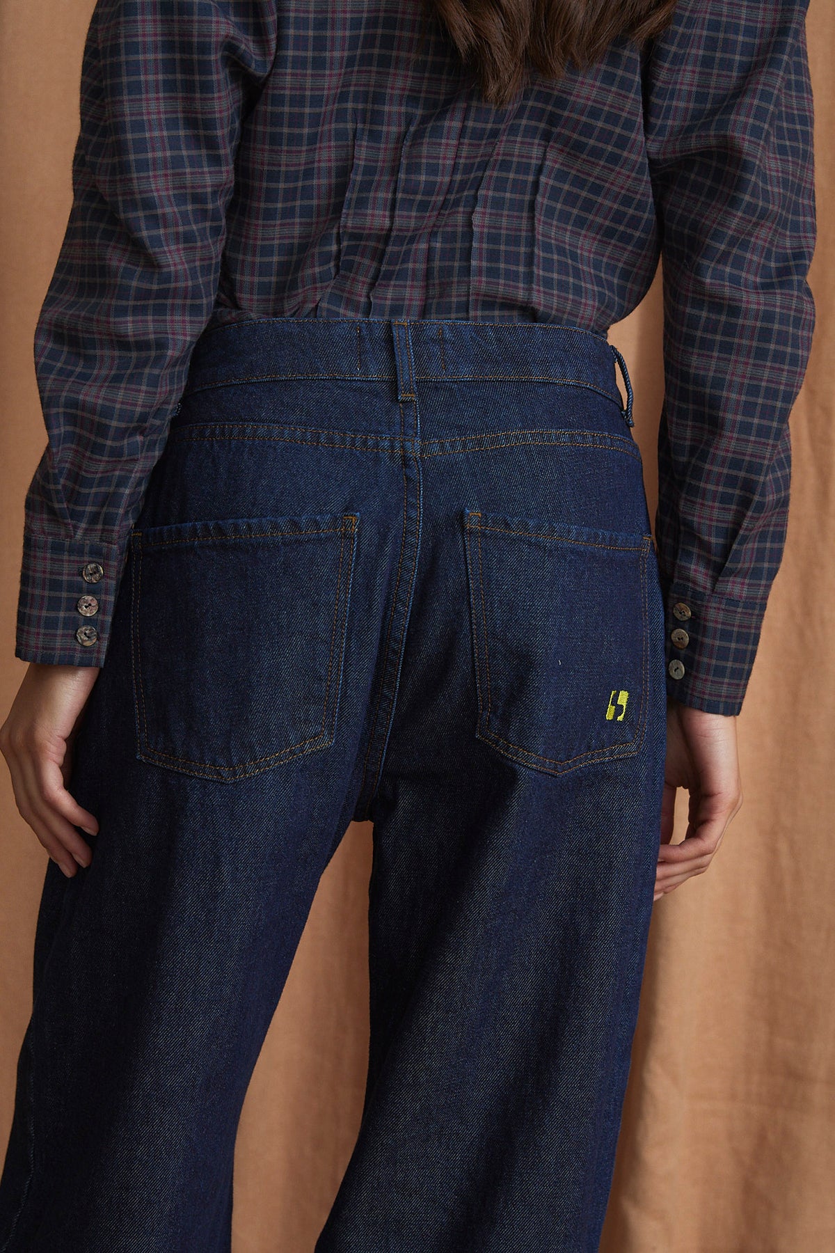 JEANS BOYFRIEND DENIM MARINO
