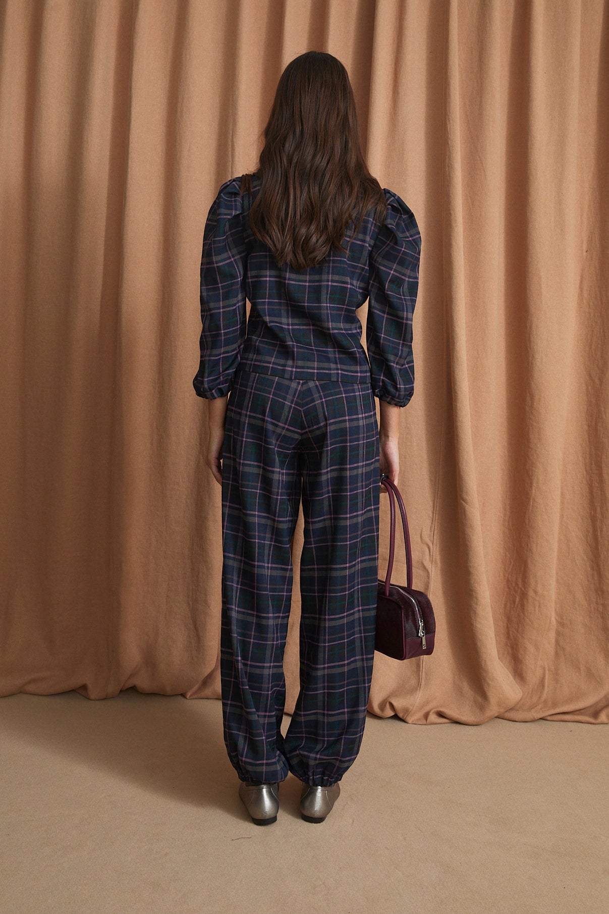 TOTAL LOOK FAROL TARTAN AZUL