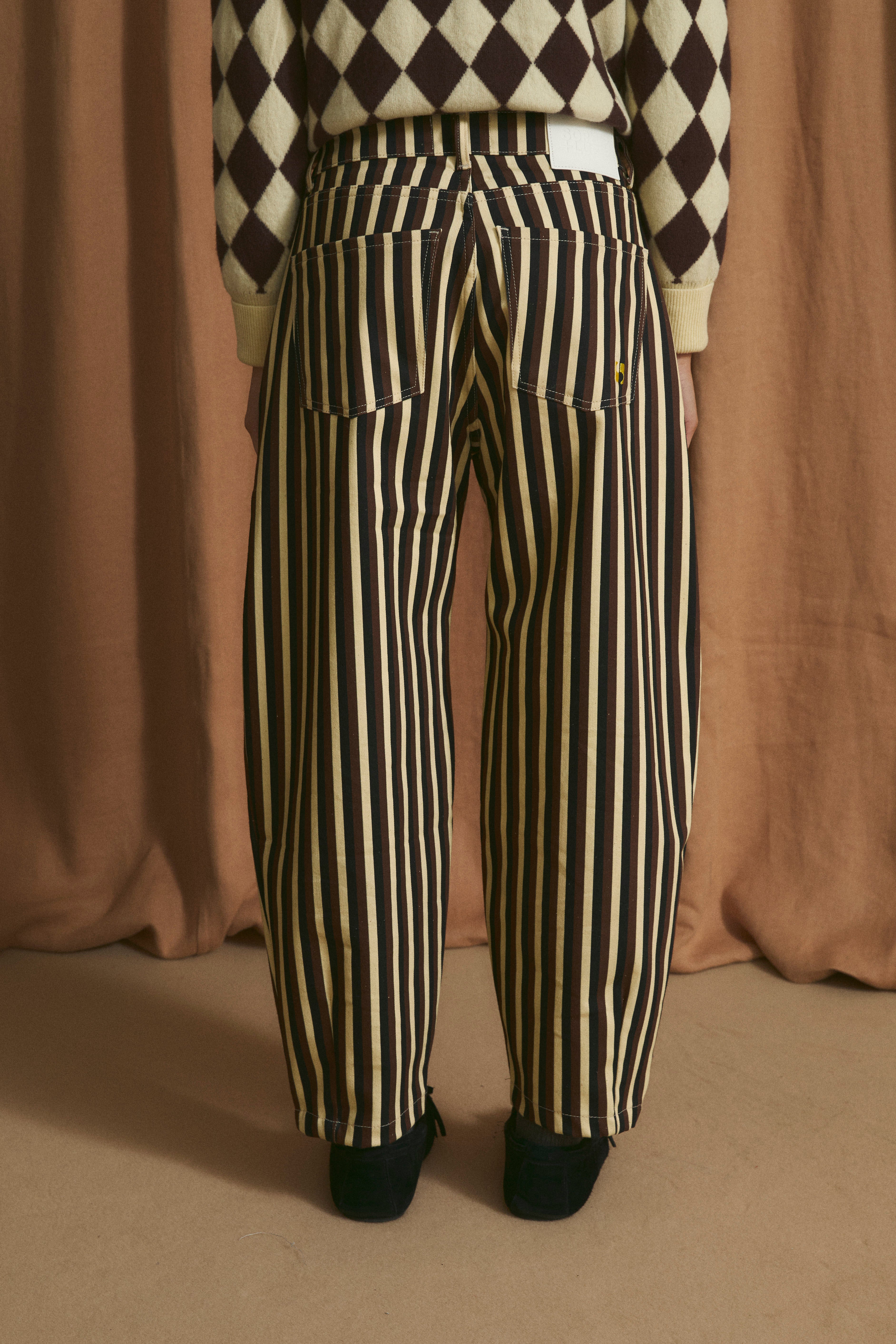 JEANS BOYFRIEND TRIO MARRON