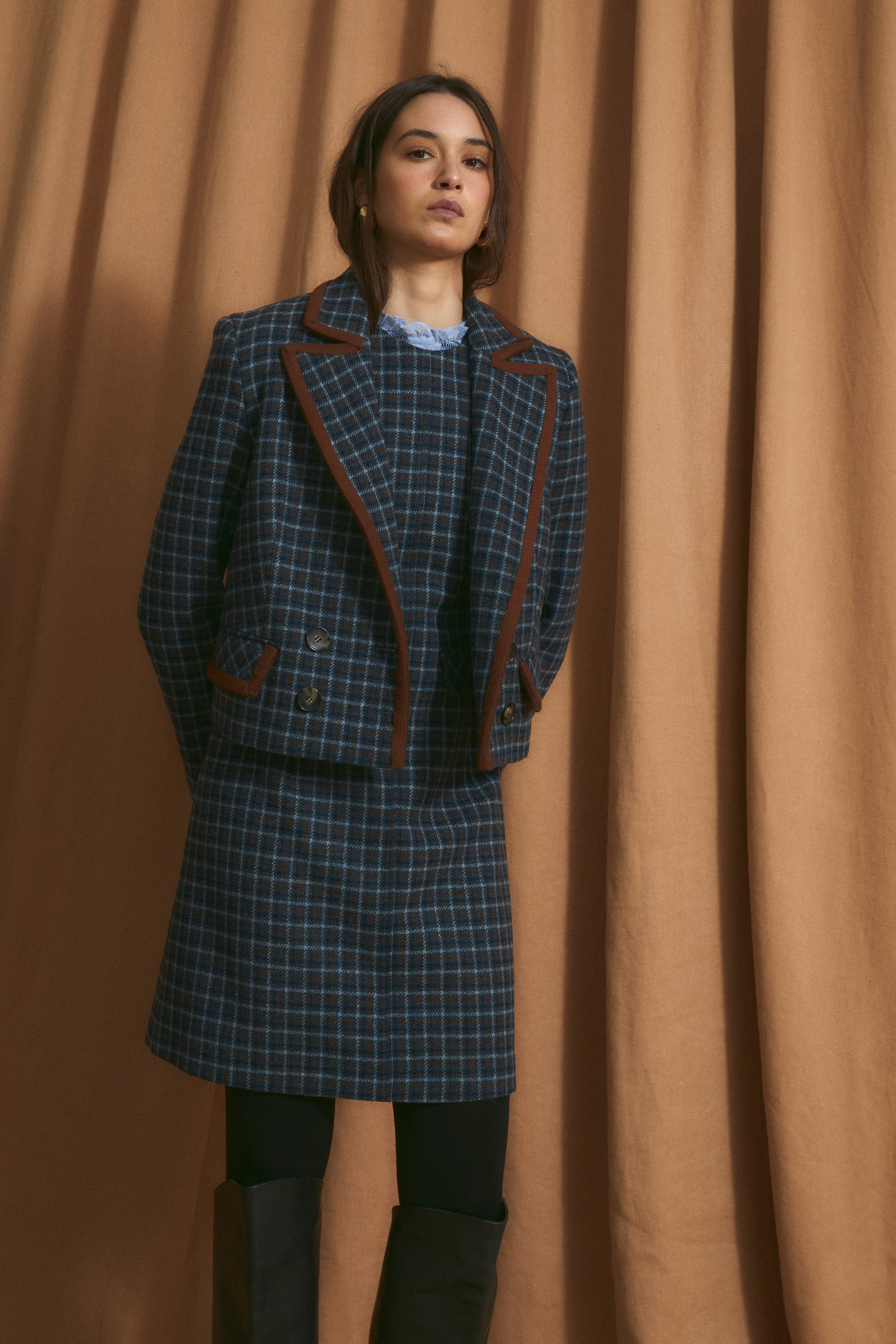 TWIGGY ENGLAND BLUE DRESS