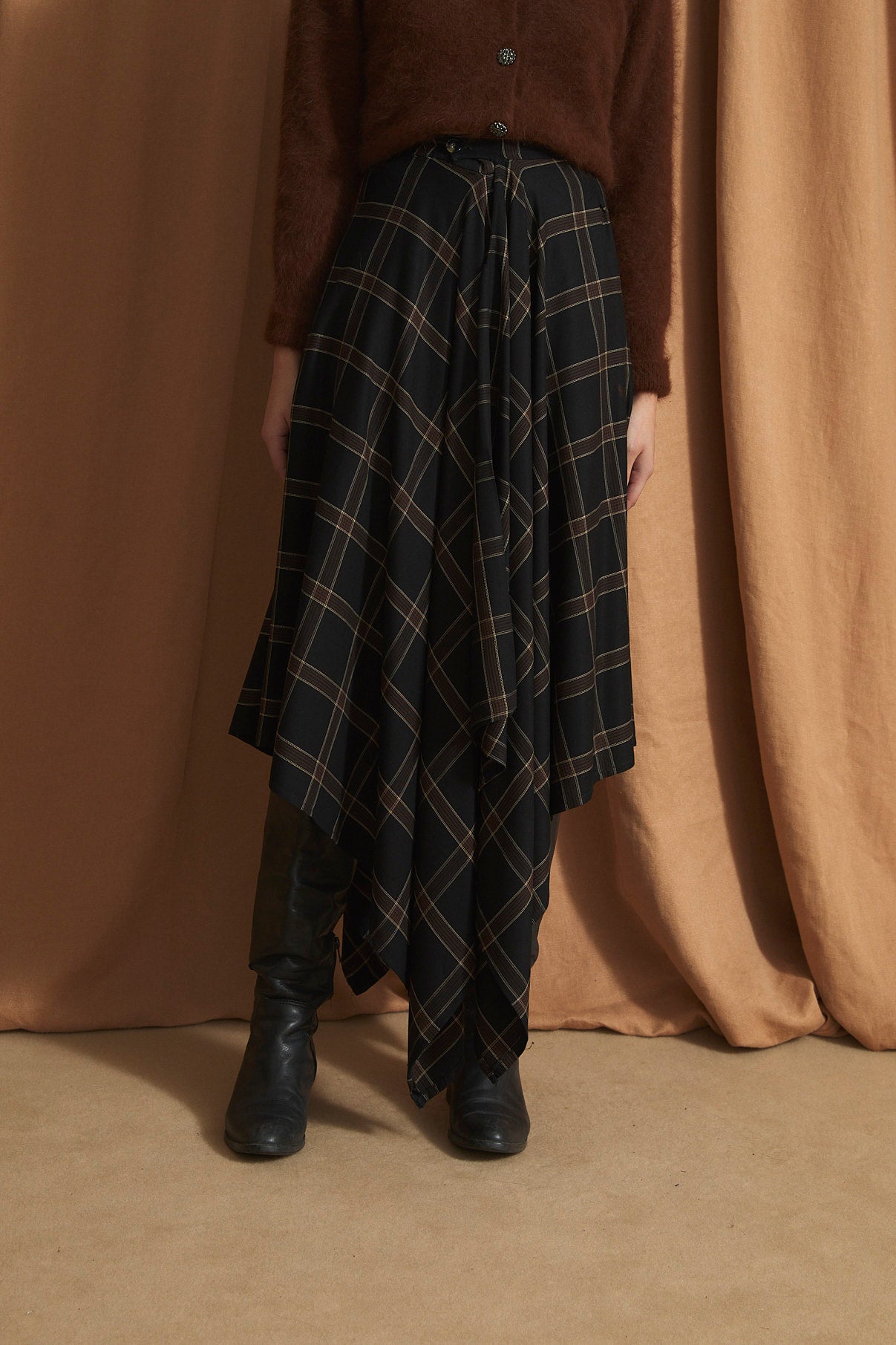 FALDA PAÑUELO BERLIN MARRON