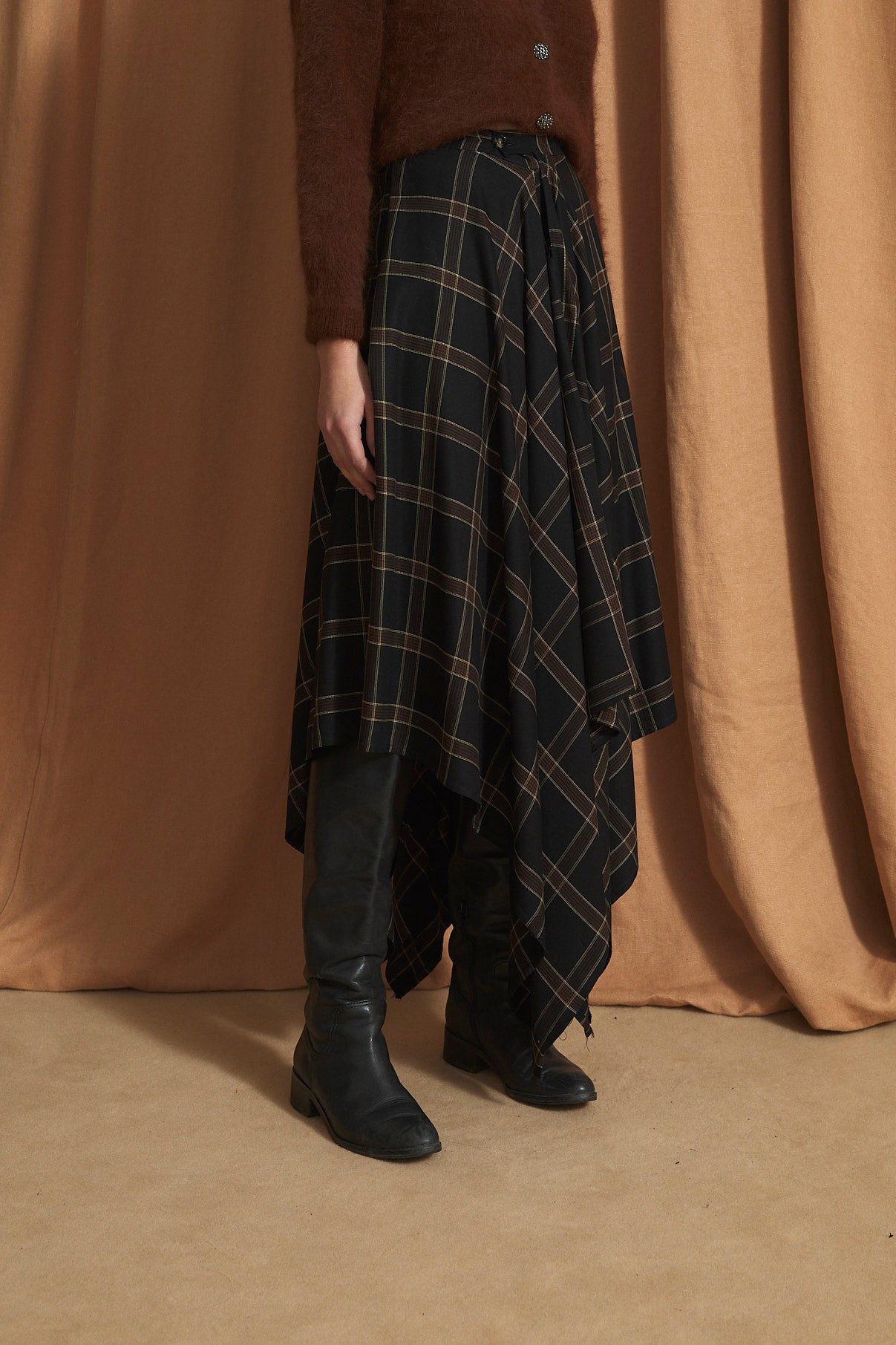 PAÑUELO BERLIN BROWN SKIRT