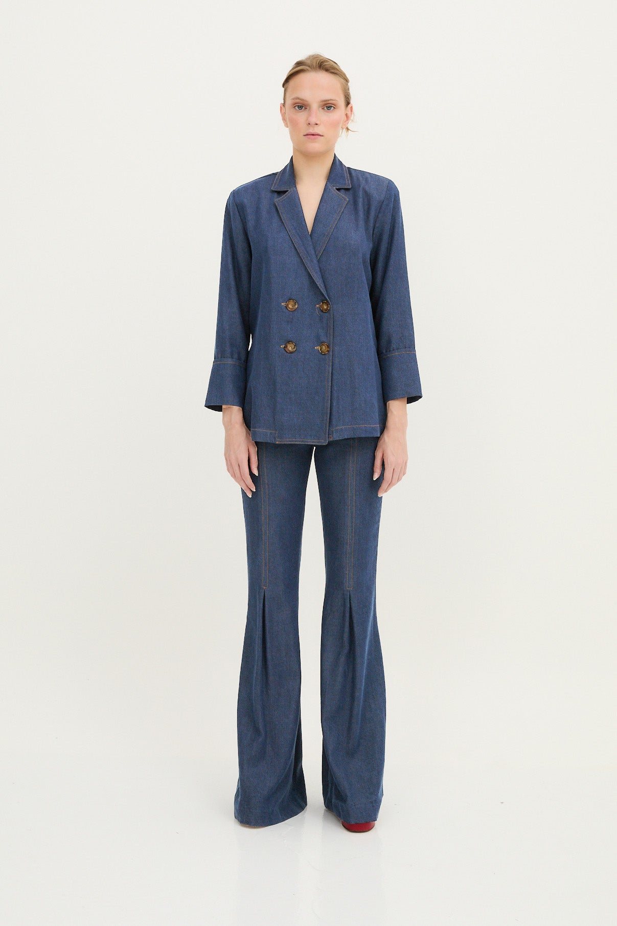 TOTAL LOOK ICON TENCEL AZUL