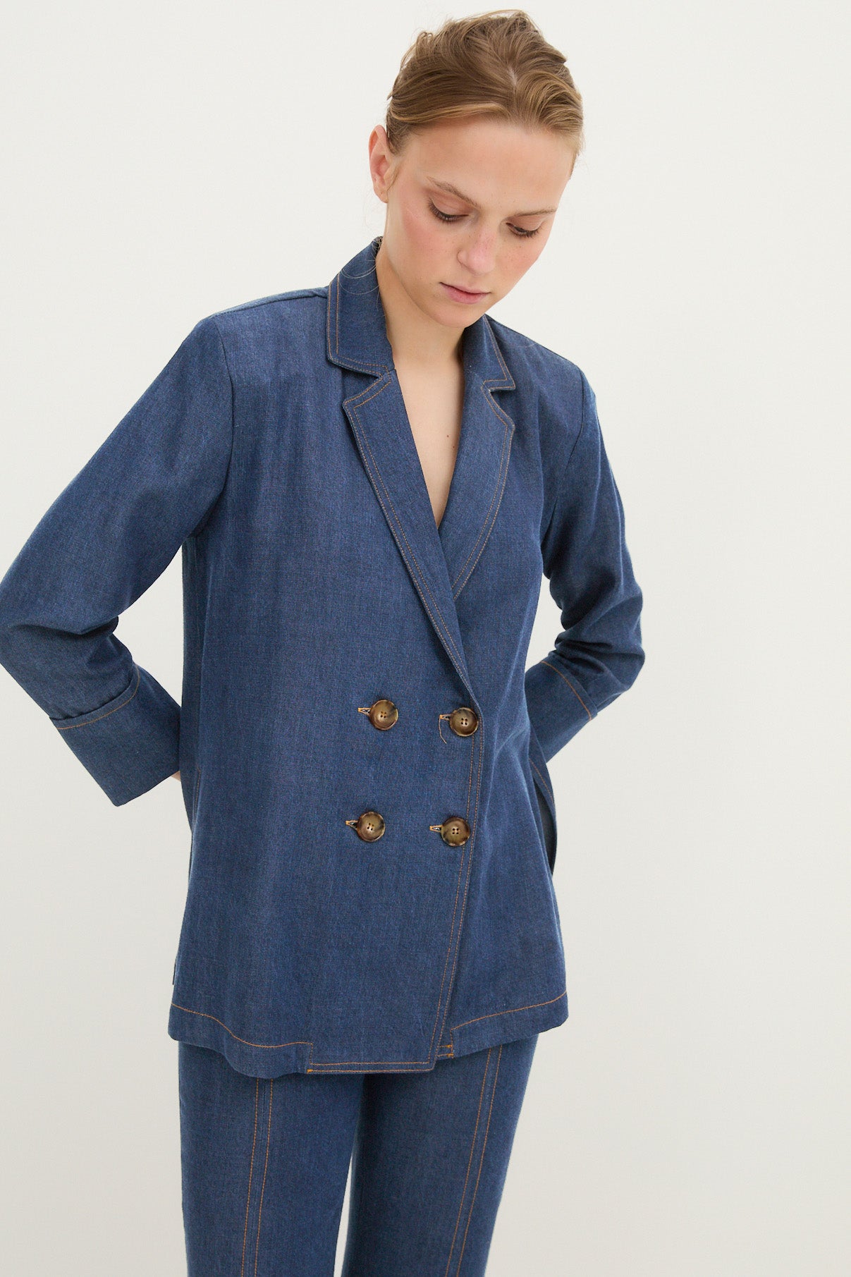 TOTAL LOOK ICON TENCEL BLEU