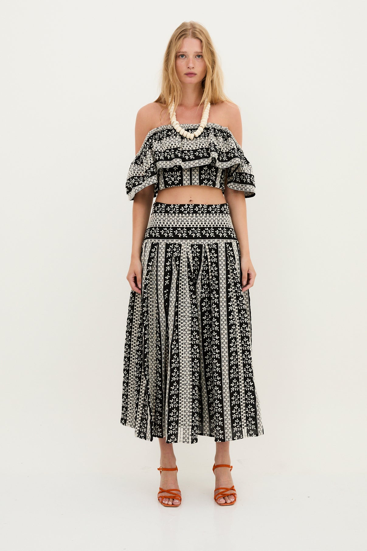 CARMEN CENEFAS BLACK SKIRT