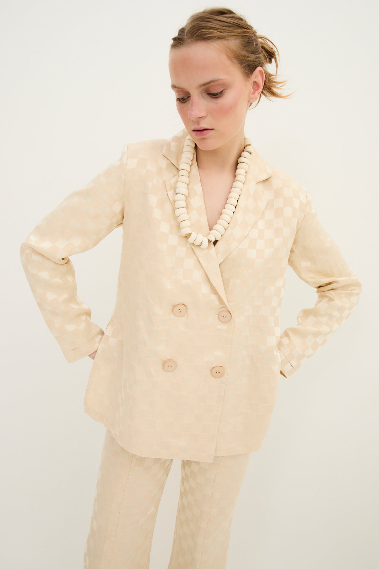 CHAQUETA ICON DAMA CREMA