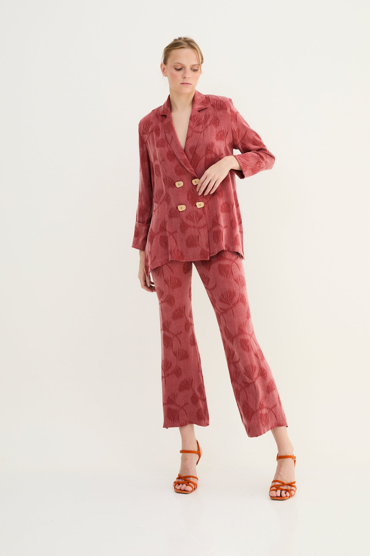 PANTALON CROP PALMAS SIENA