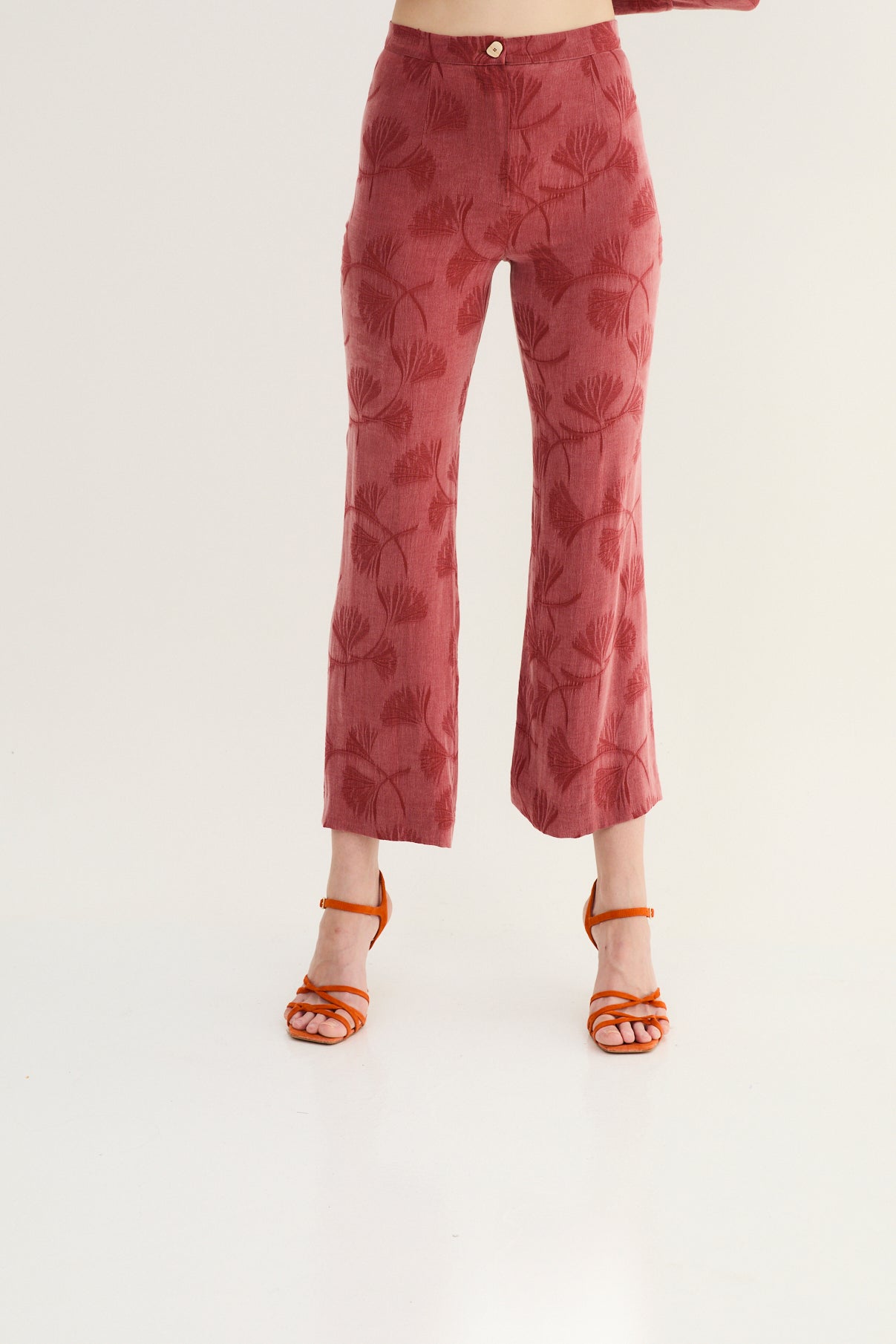 PANTALÓN CROP PALMAS SIENA