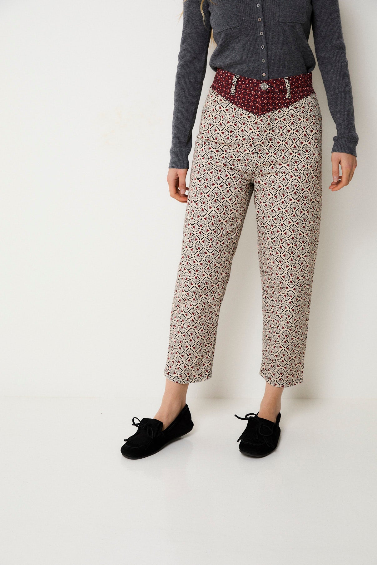 CORSE PLUMERO ECRU JEANS