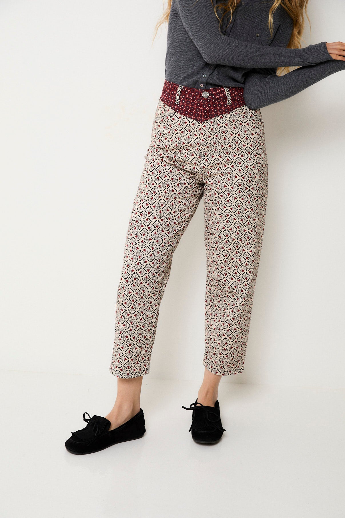 CORSE PLUMERO ECRU JEANS