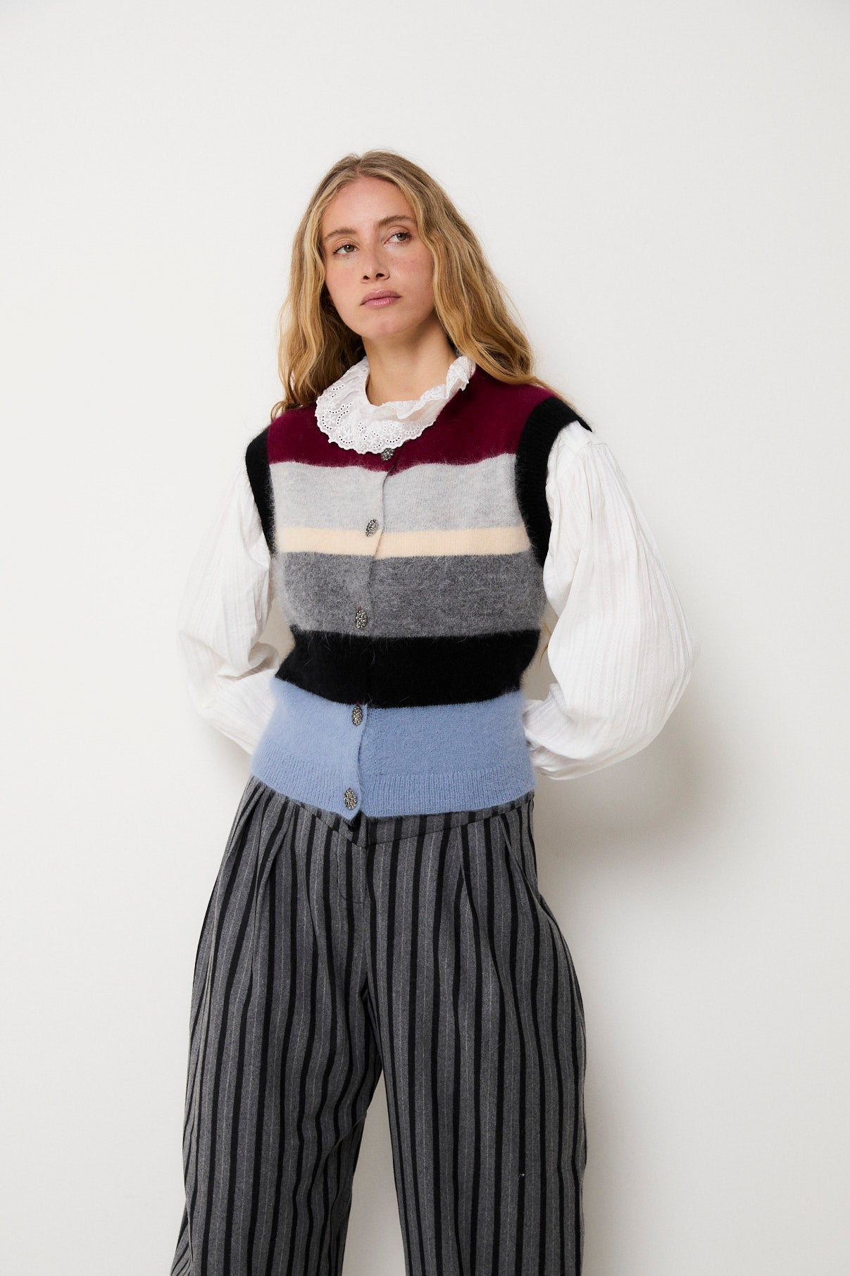 CHALECO NAGOYA PUNTO GRIS