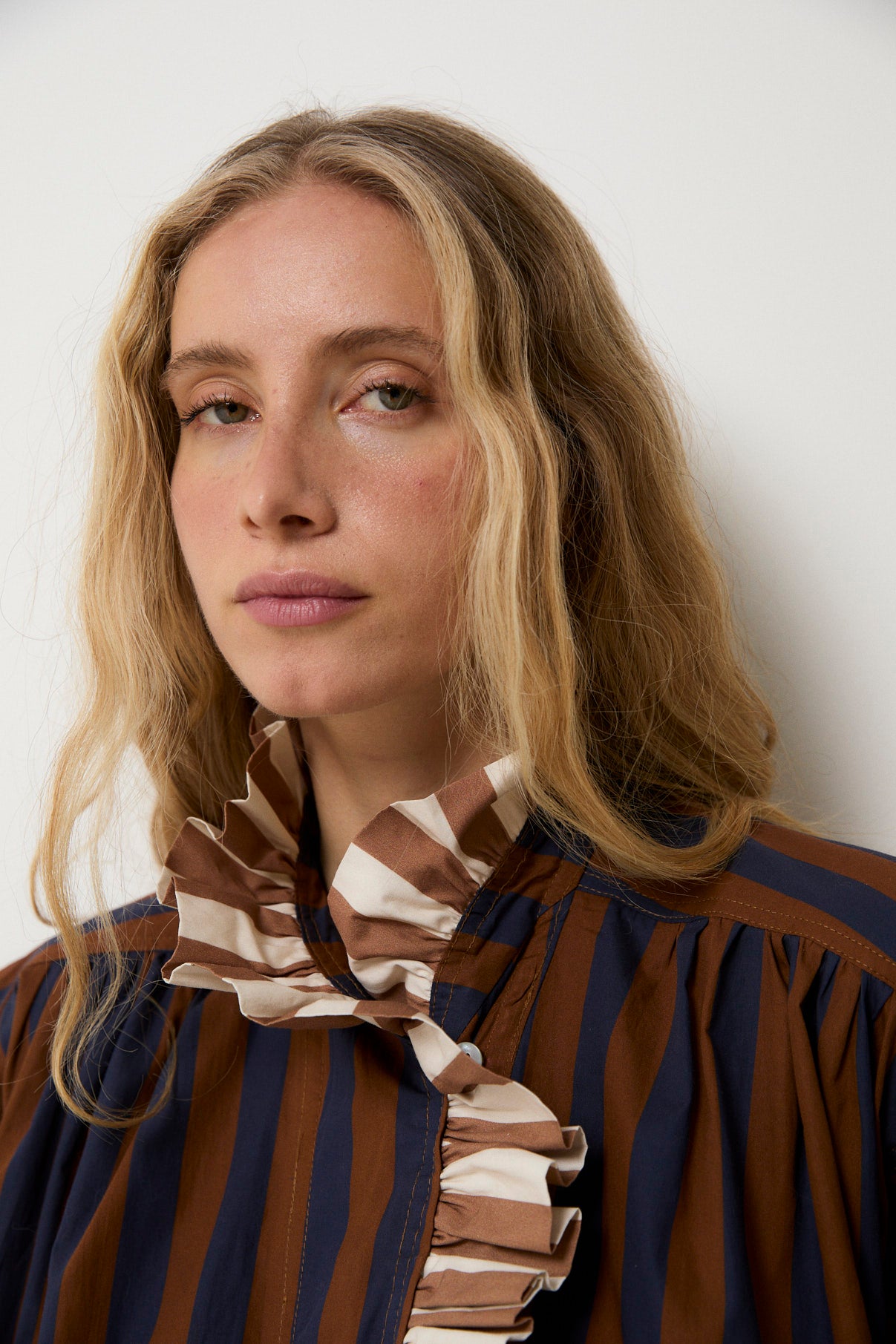 MARIBEL BICOLOUR STRIPED BLOUSE