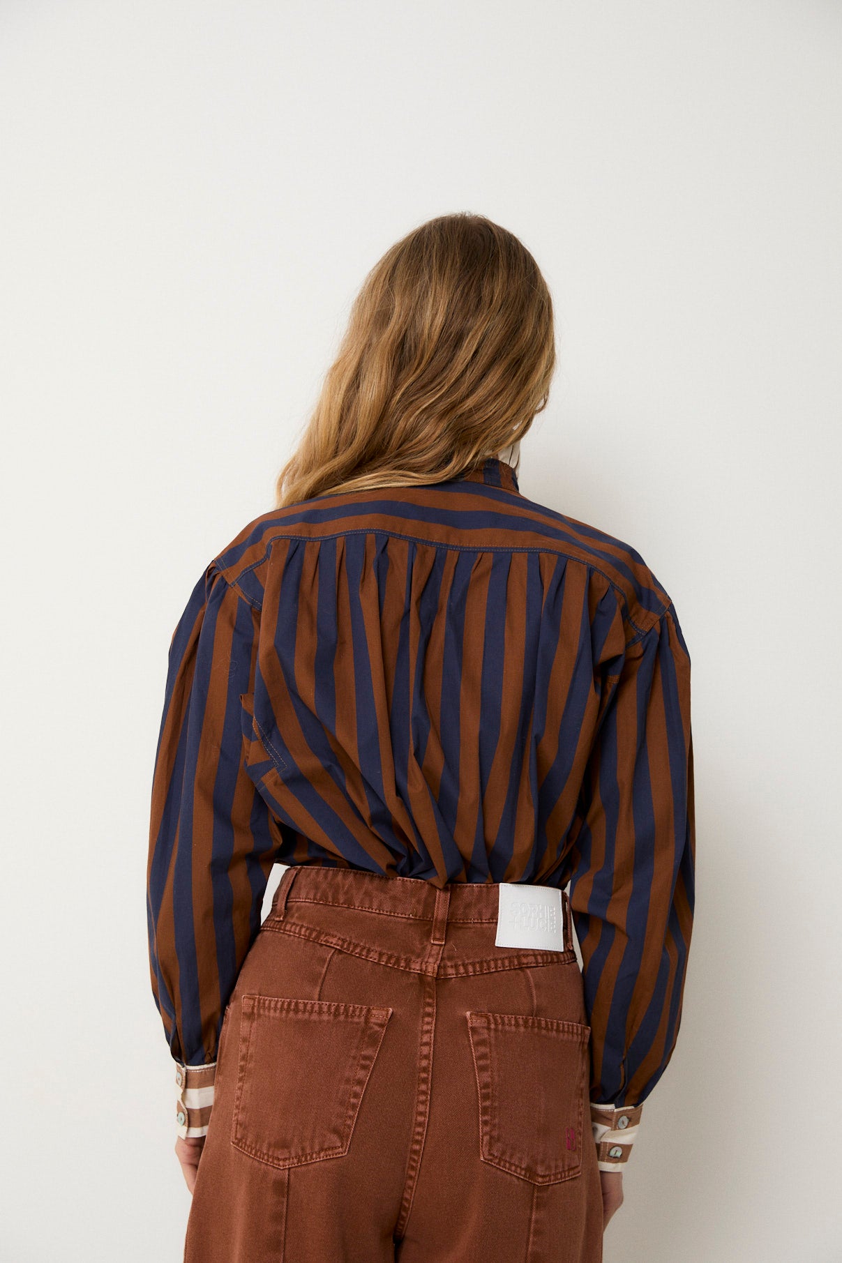 MARIBEL BICOLOUR STRIPED BLOUSE