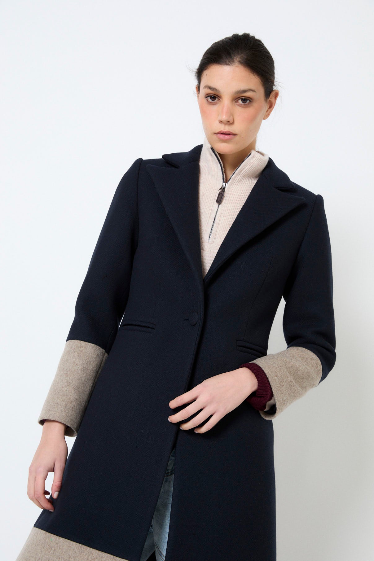 ABRIGO TINY PELO MARINO