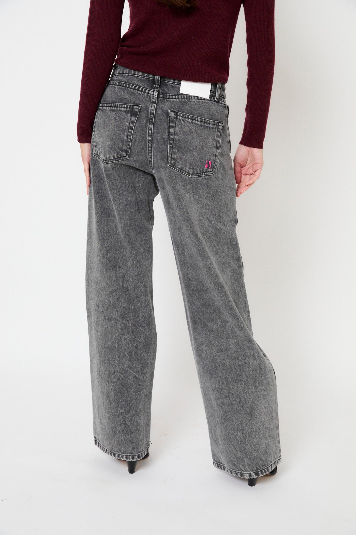 JEANS MONKEY BLEACH GRIS
