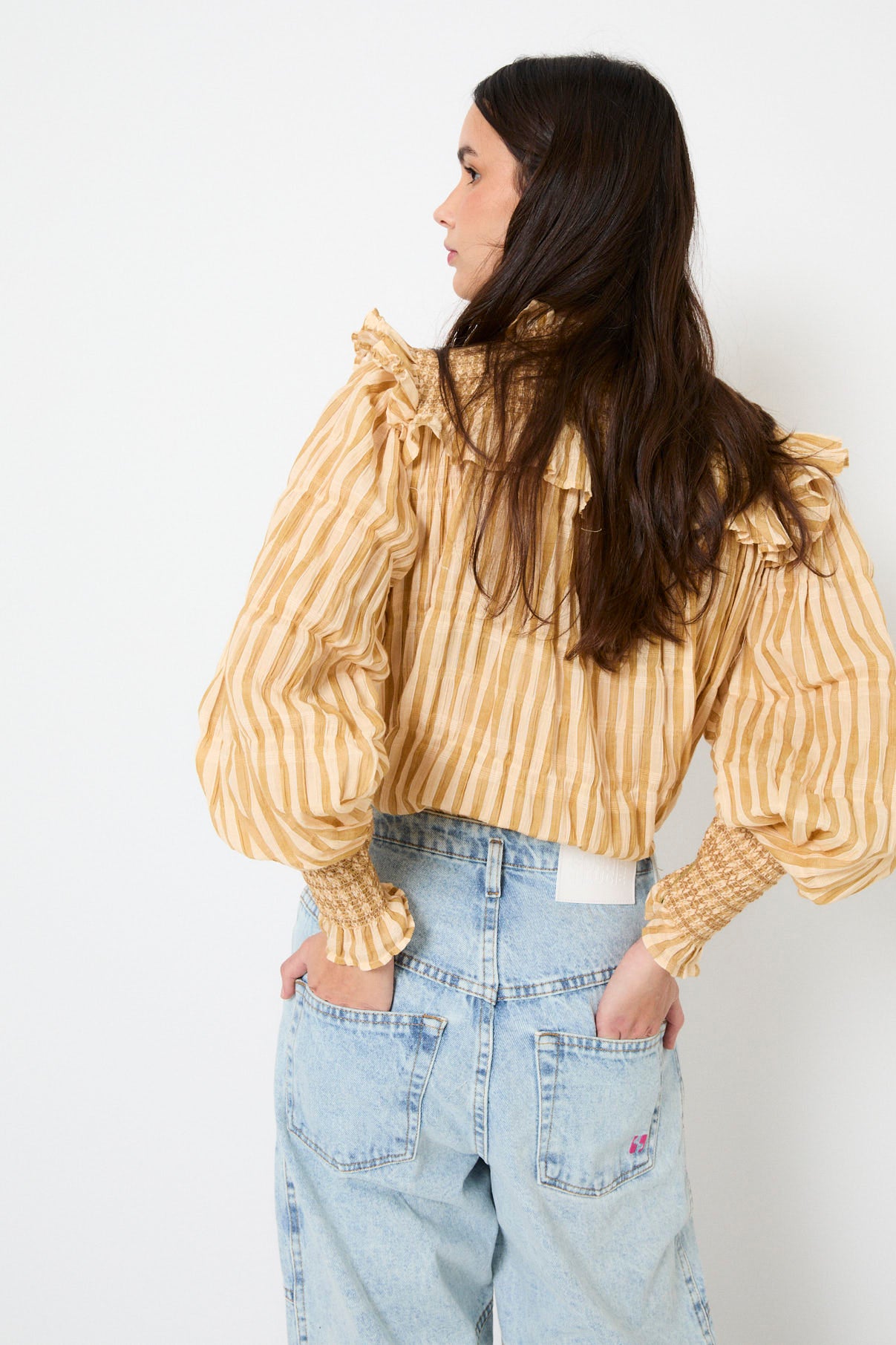 BLUSA CONCHITA NIDO PAJA