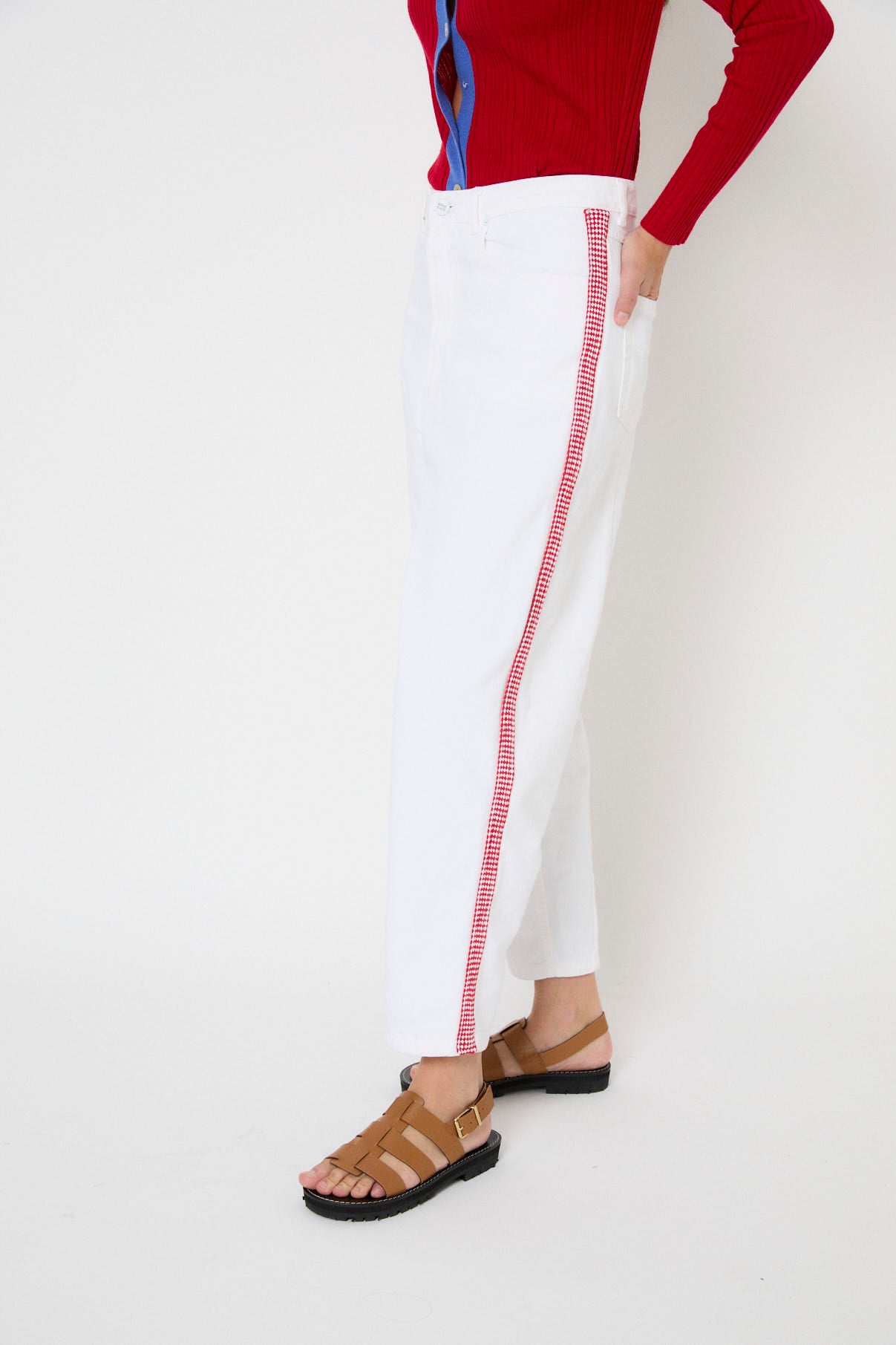 LUCCI PASAMANERIA ECRU JEANS