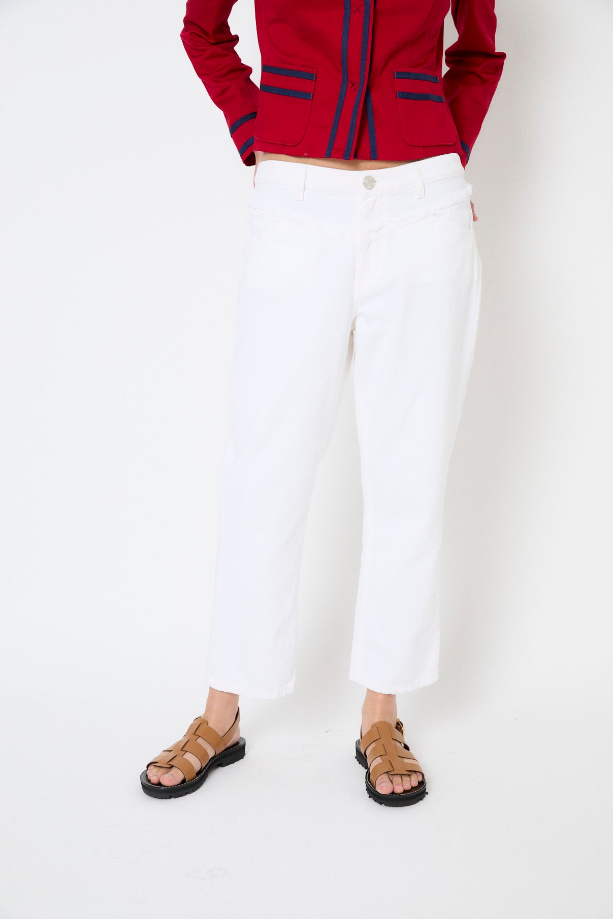 VENICE TWILL ECRU JEANS