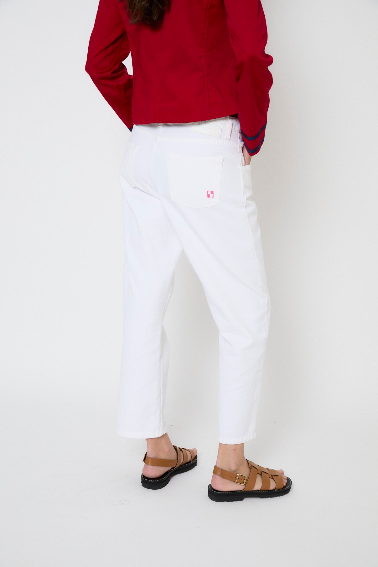 VENICE TWILL ECRU JEANS