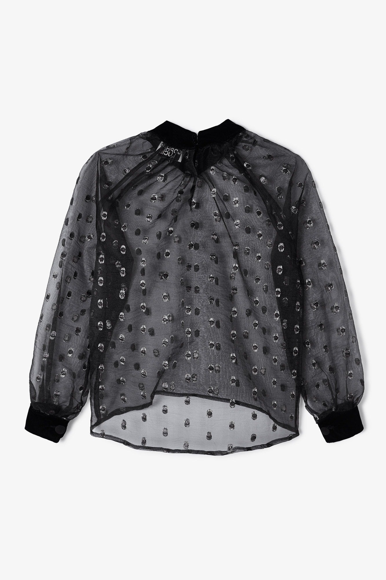 LALI PLUMETI SILVER BLOUSE