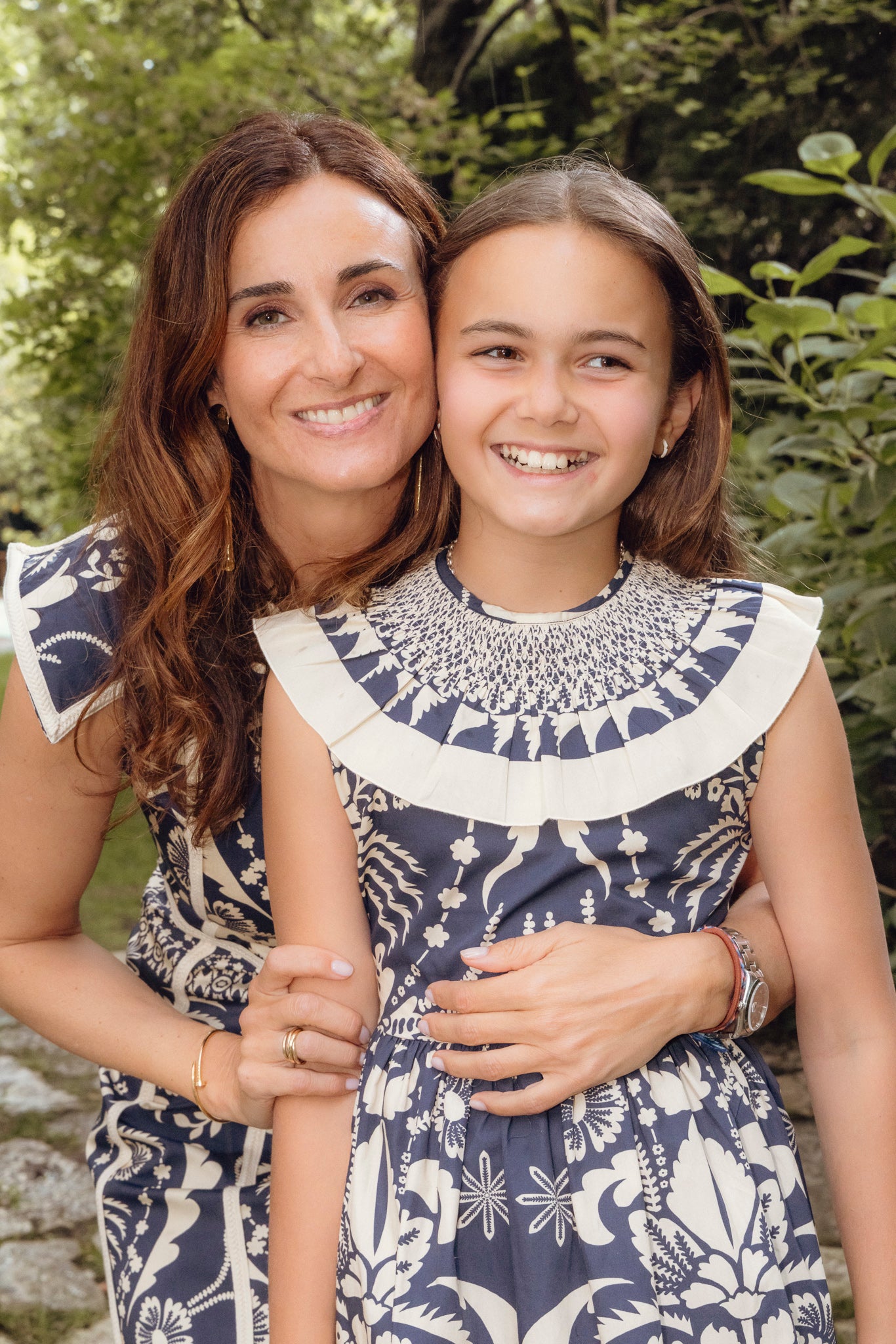 VESTIDO NIÑA SMOCK BOBO ITALIA MARINO