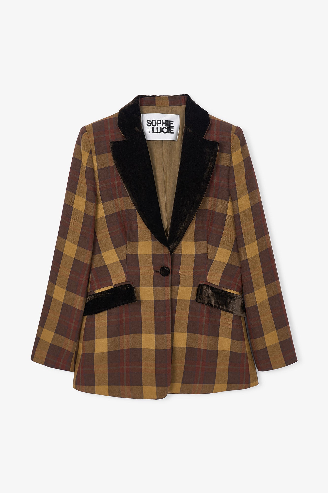 TOTAL LOOK ANA MADRAS MARRON