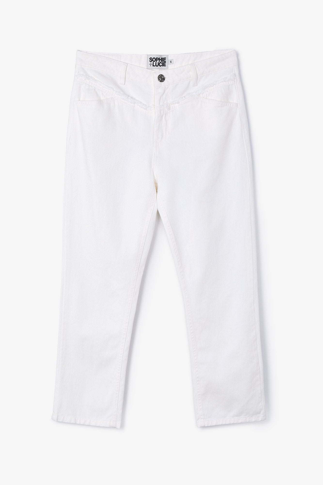 VENICE TWILL ECRU JEANS