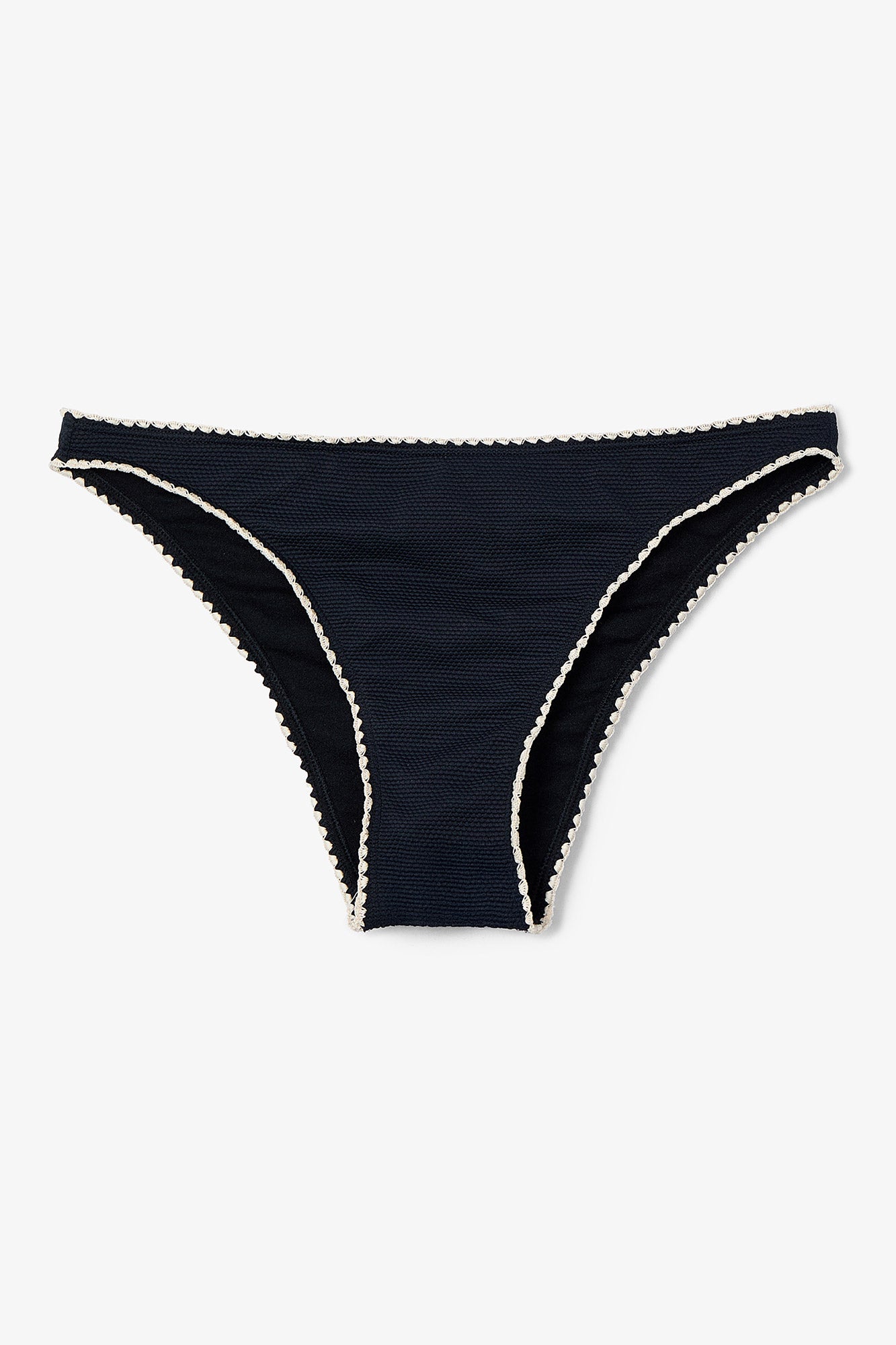 PONZA TEXTURED BLACK BOTTOM
