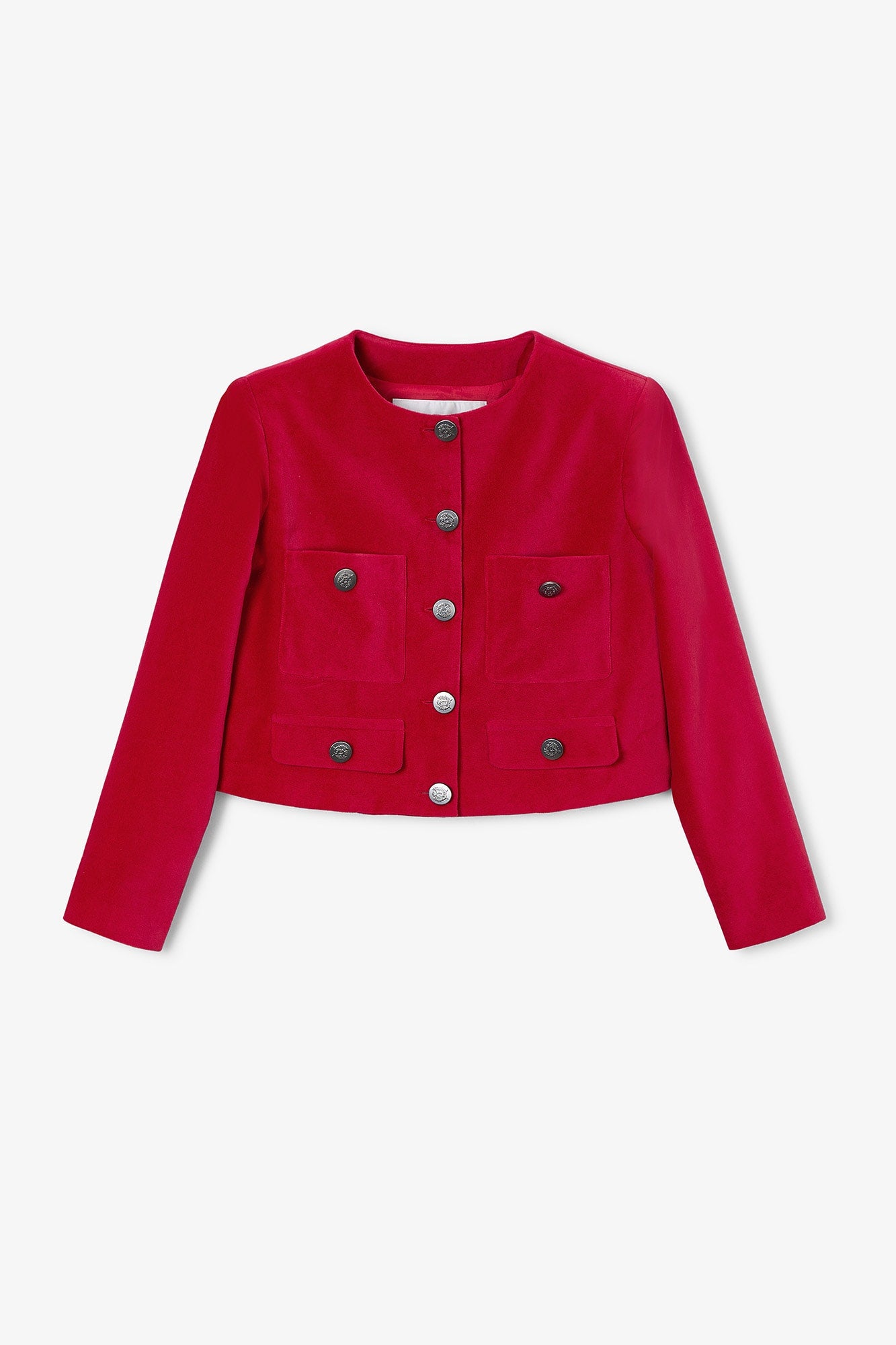 CHAQUETA AINA VELVET ROJO