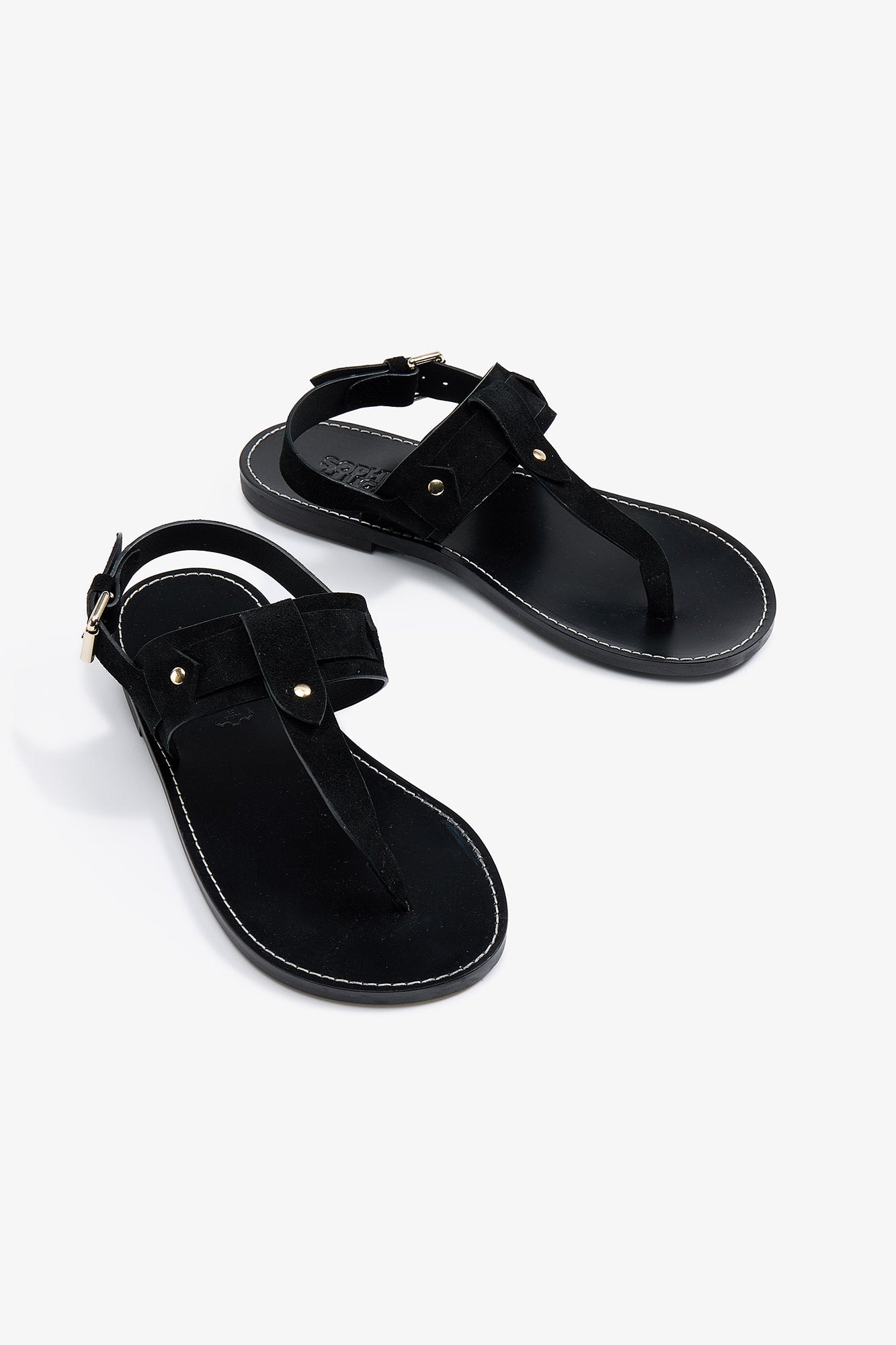 SANDALIA CATALINA ANTE NEGRO