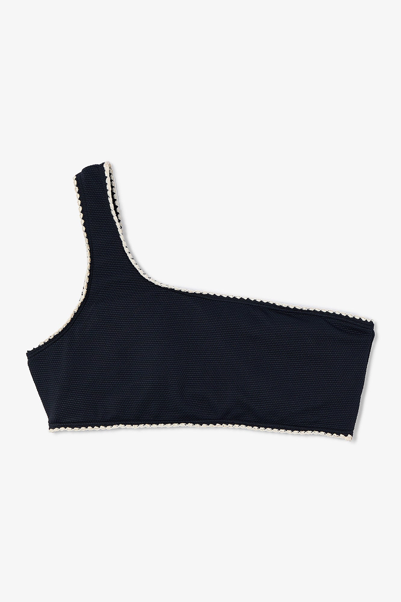 TOP PONZA TEXTURE NOIR