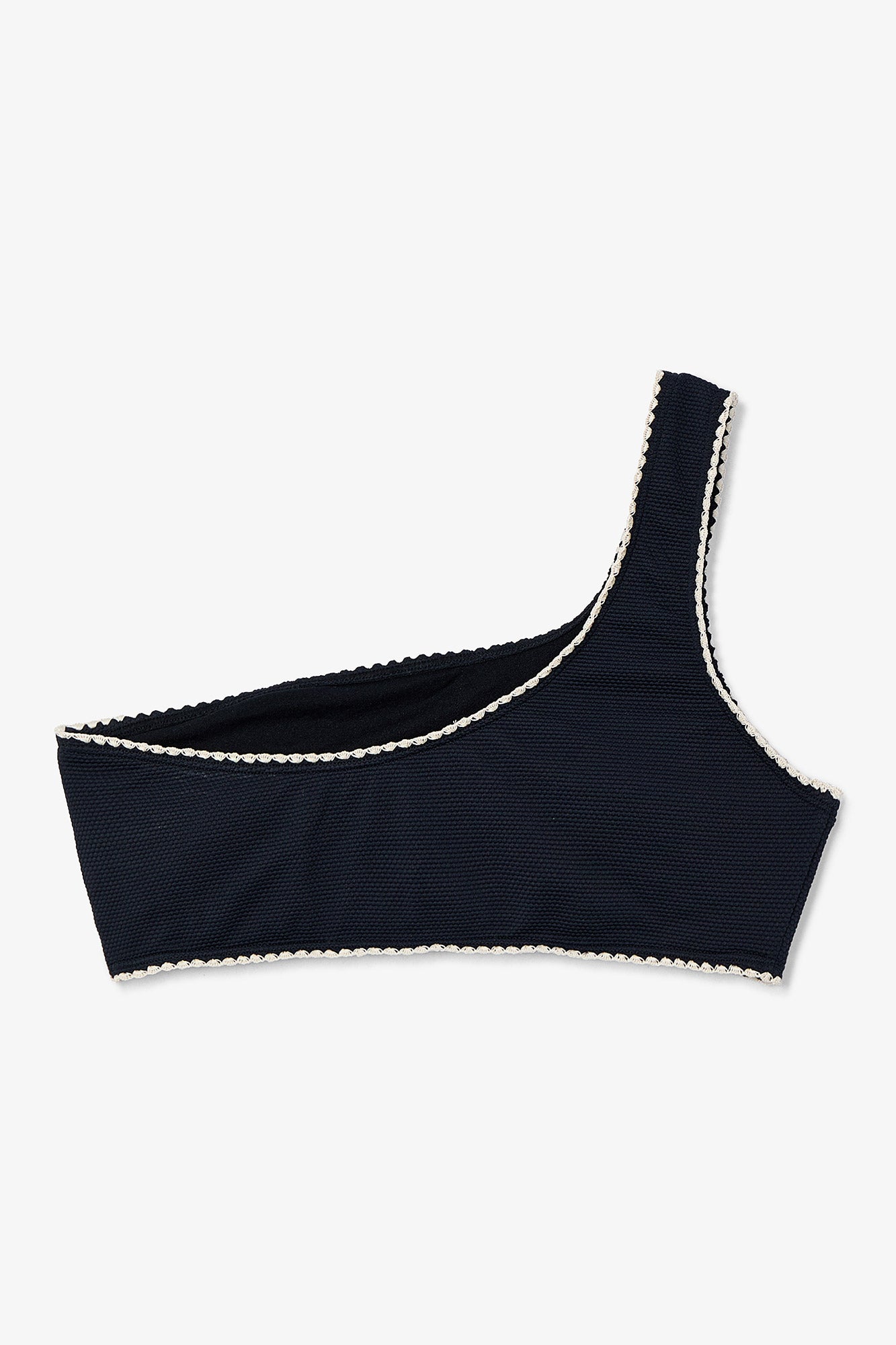 TOP PONZA TEXTURE NOIR