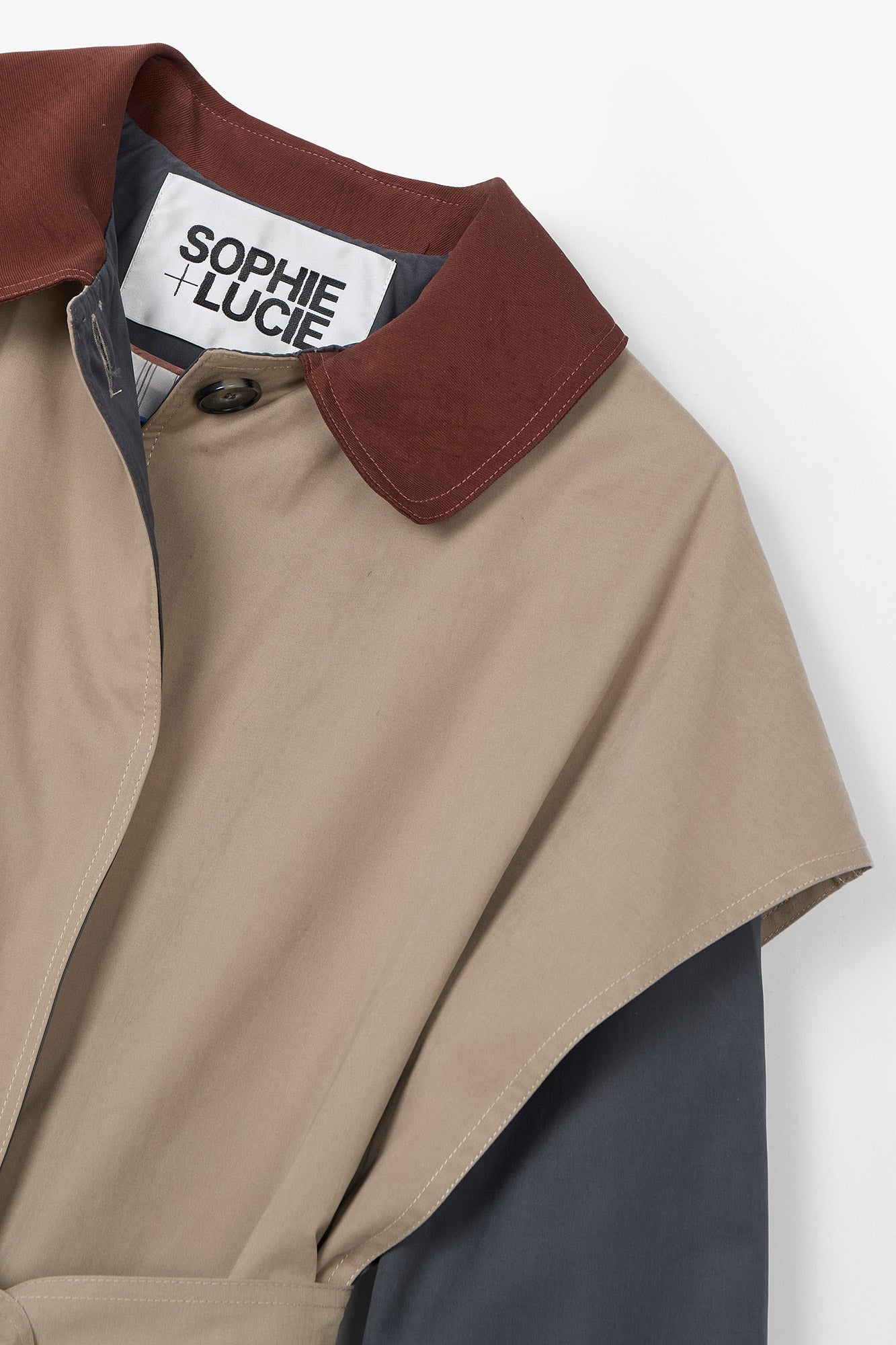 TRENCH-COAT MIX TRINCHERAS TAUPE