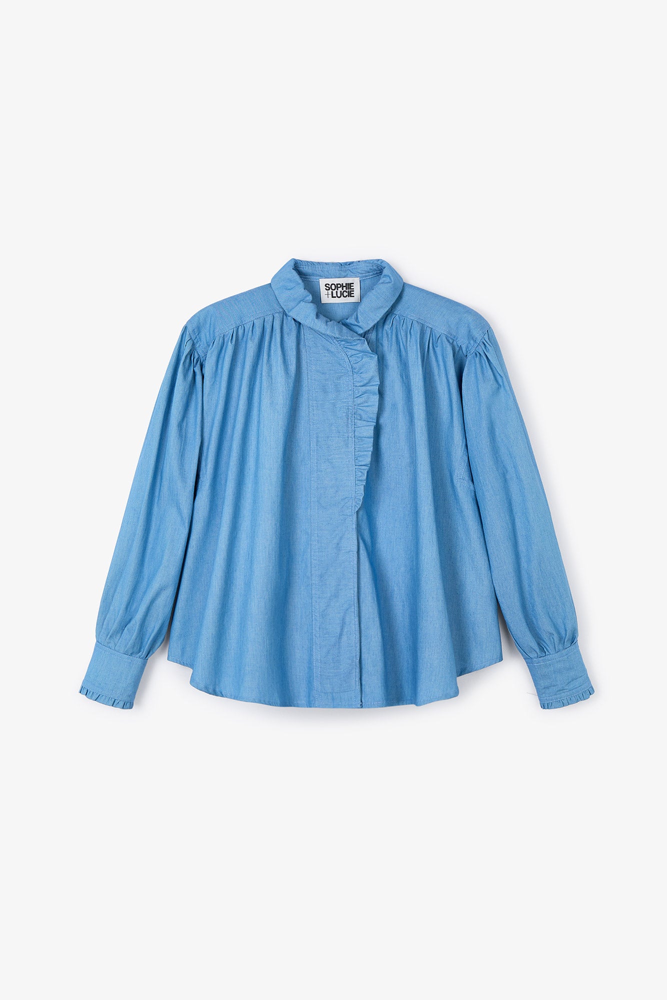 MARIBEL DENIM BLOUSE