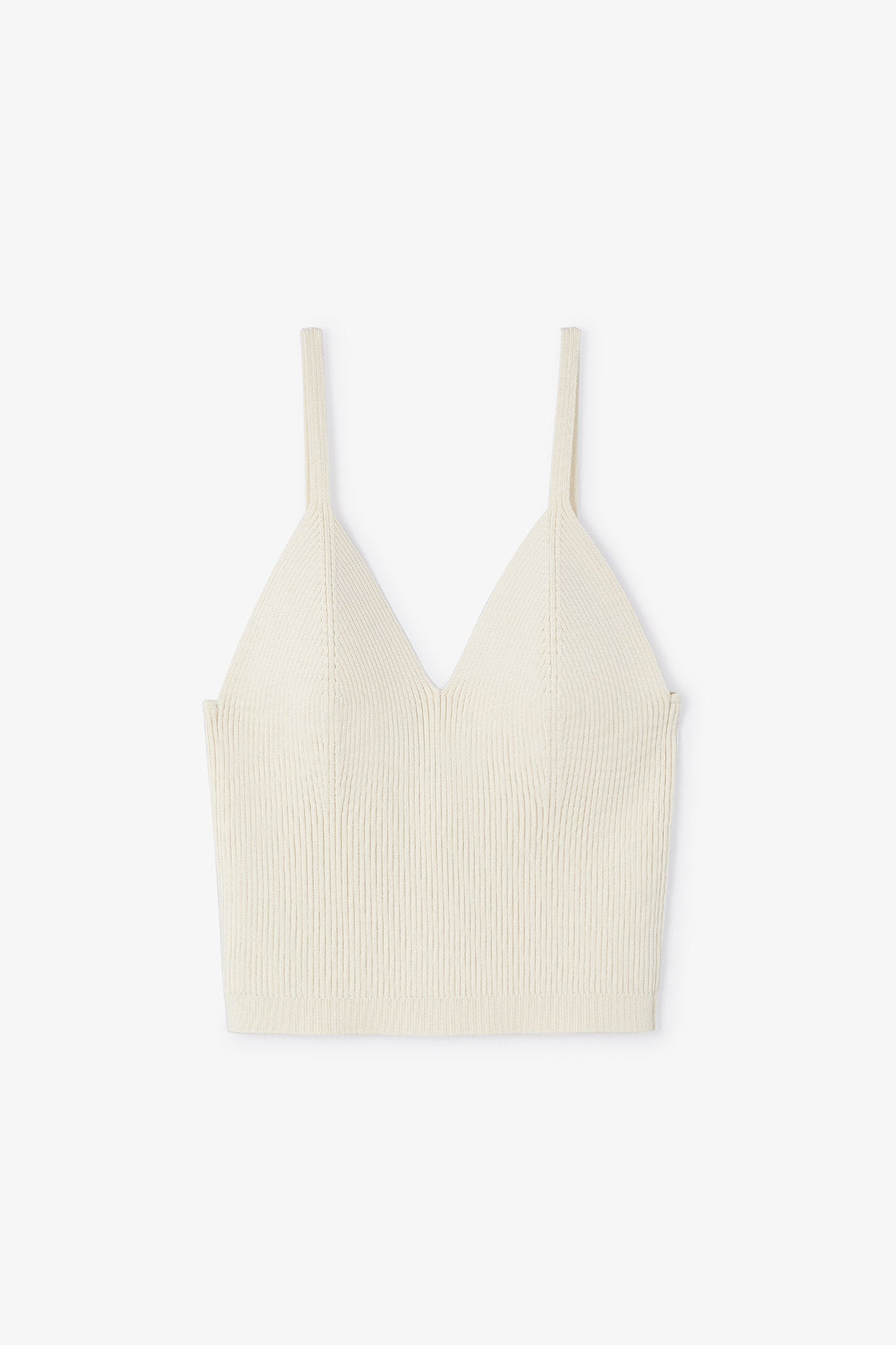 LUCIA KNITTED ECRU TOP