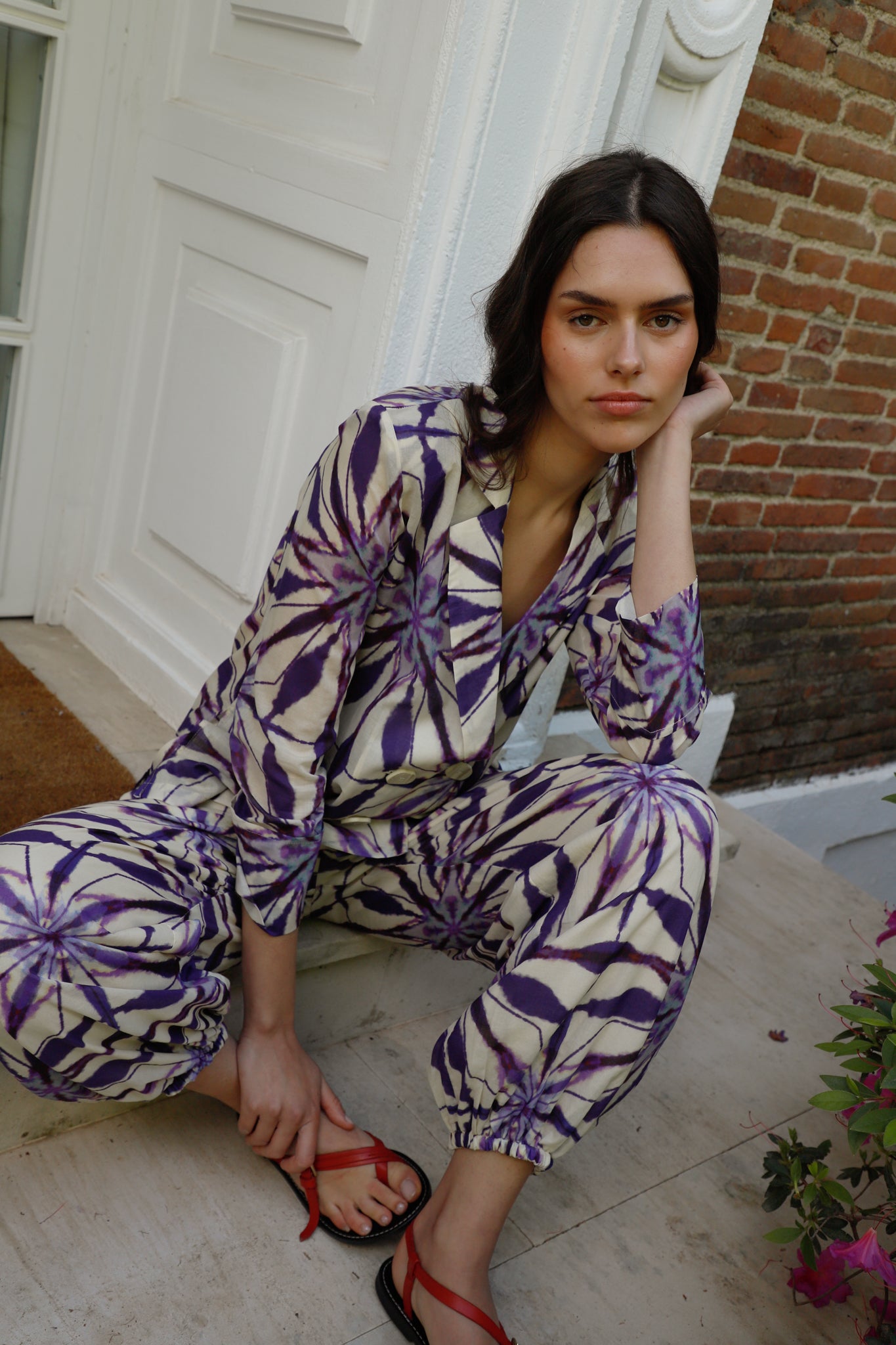 TOTAL LOOK ICON TIE DYE MORADO