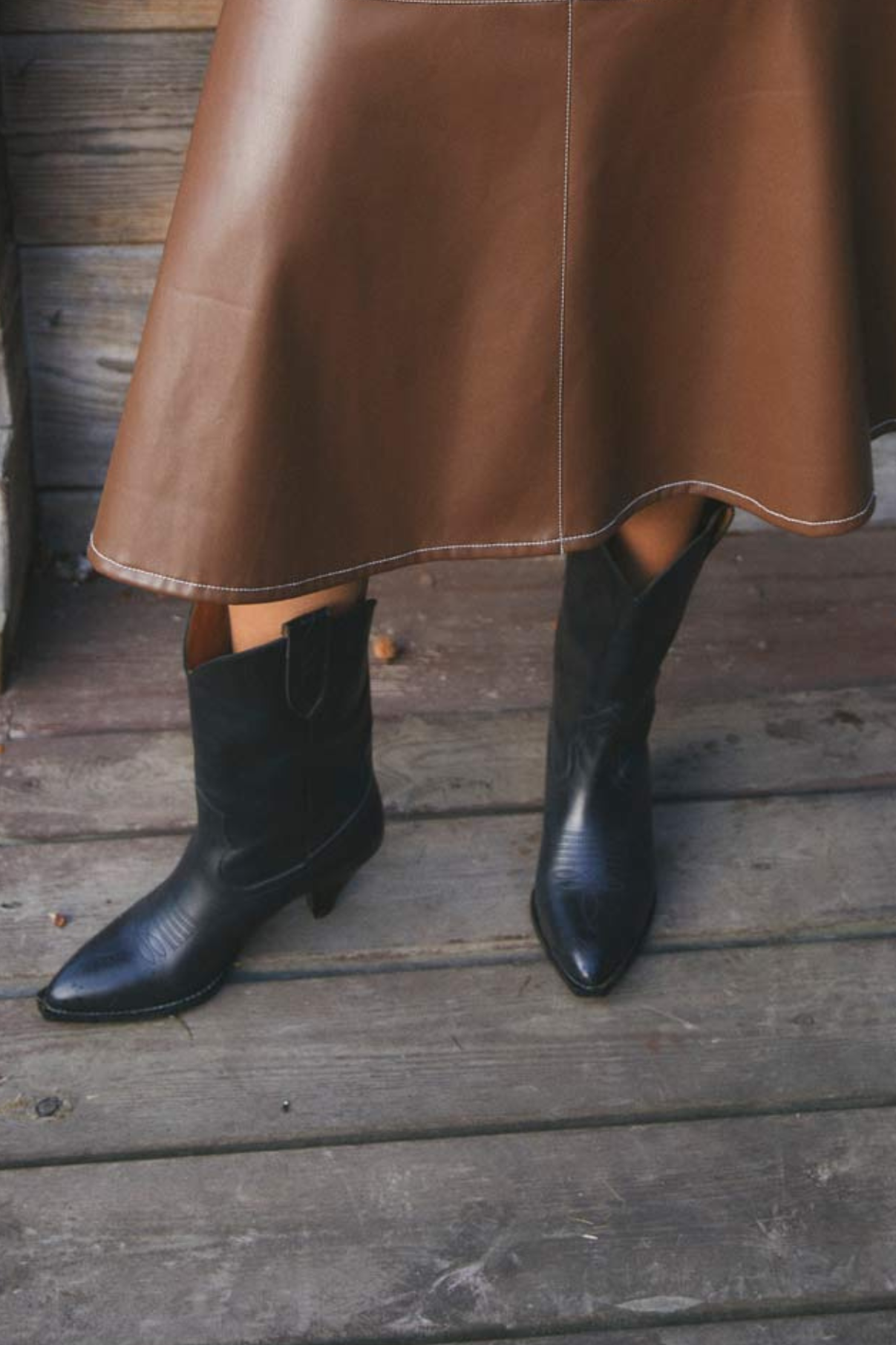 BOTTES COWBOY NOIRES