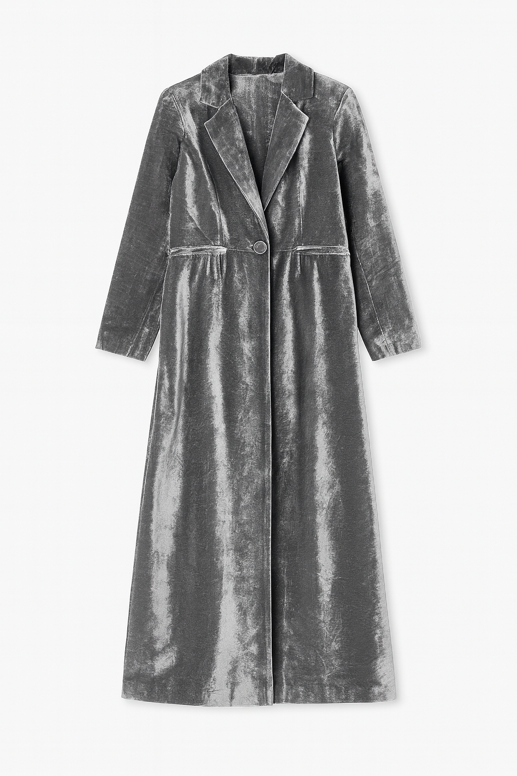 ABRIGO COSIMA VELVET HUMO