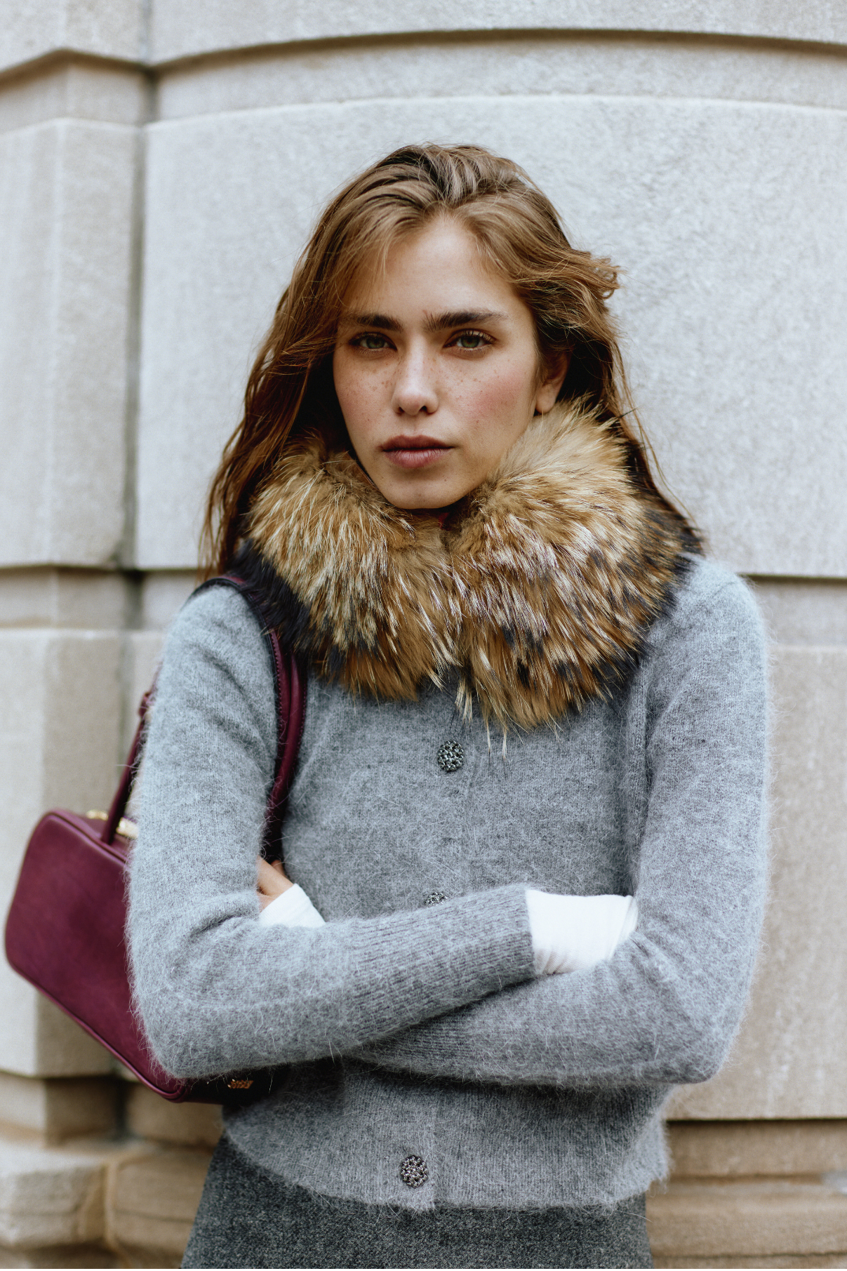 CHAQUETA LUISA PUNTO GRIS