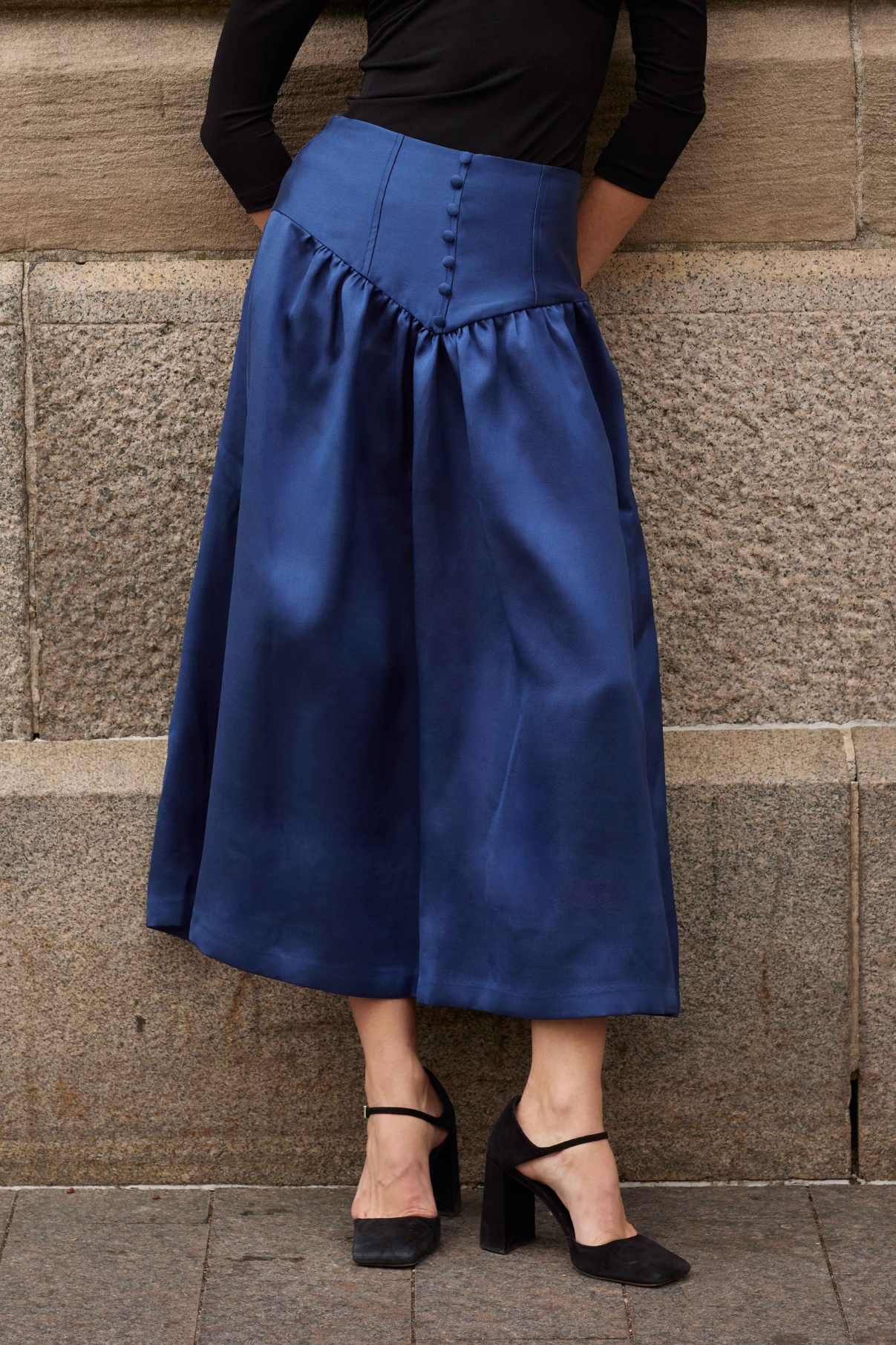 FALDA FEDE DUPION MARINO