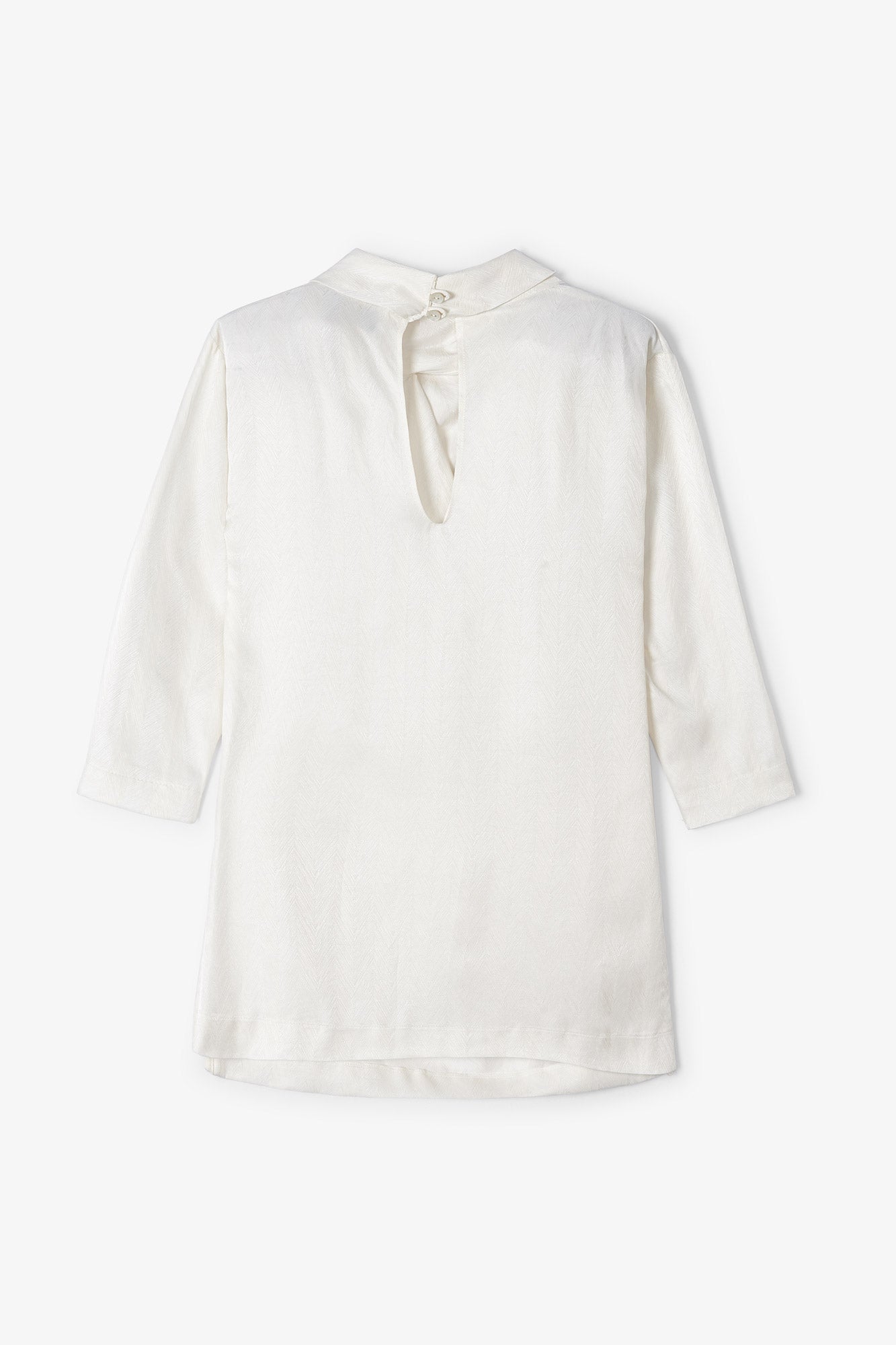 CLOTILDE JCQ ZIGZAG ECRU TUNIC