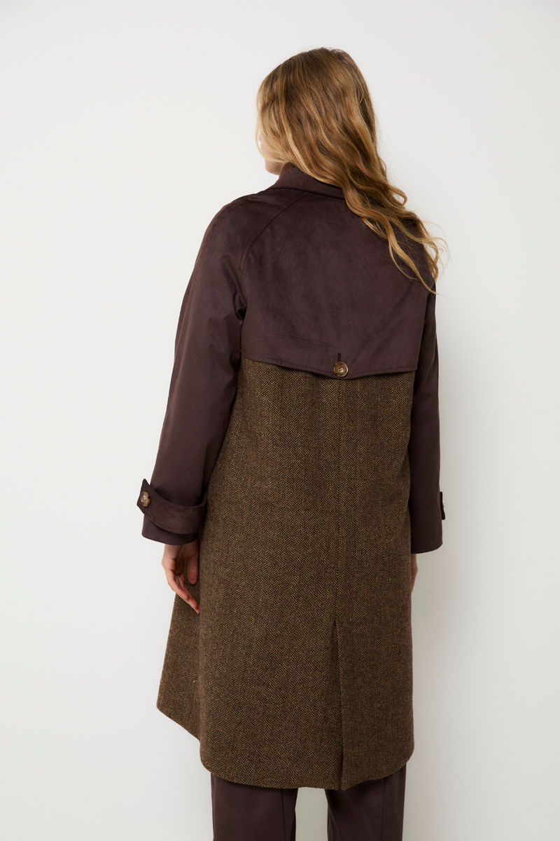 TRUJILLO ESPIGA KHAKI COAT