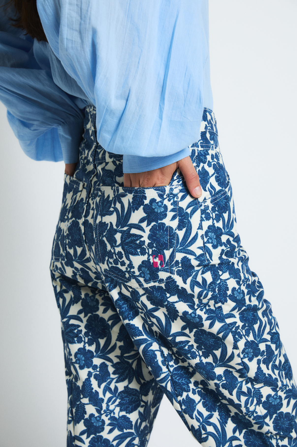 JEANS CORSE BLEE AZUL