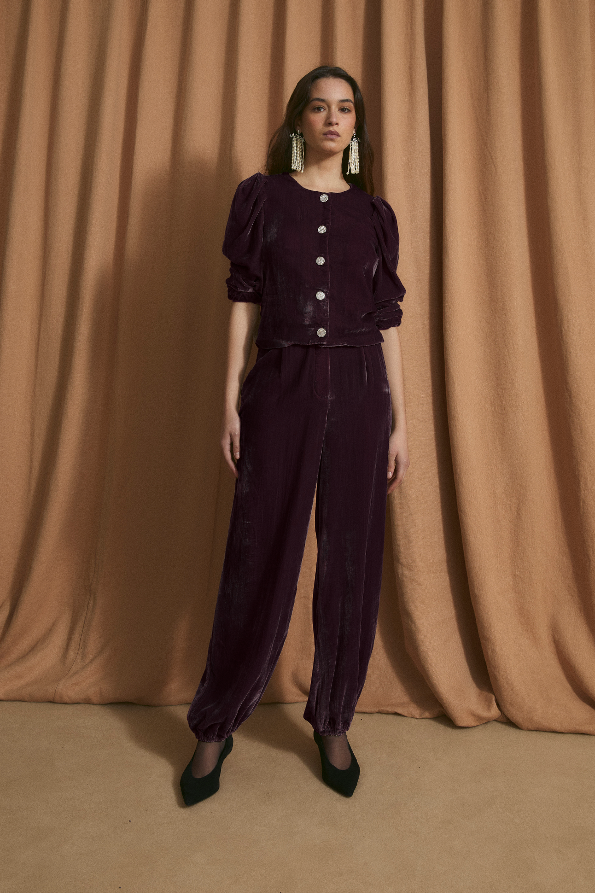 GIGI NAVY WATERCOLOR TOTAL LOOK